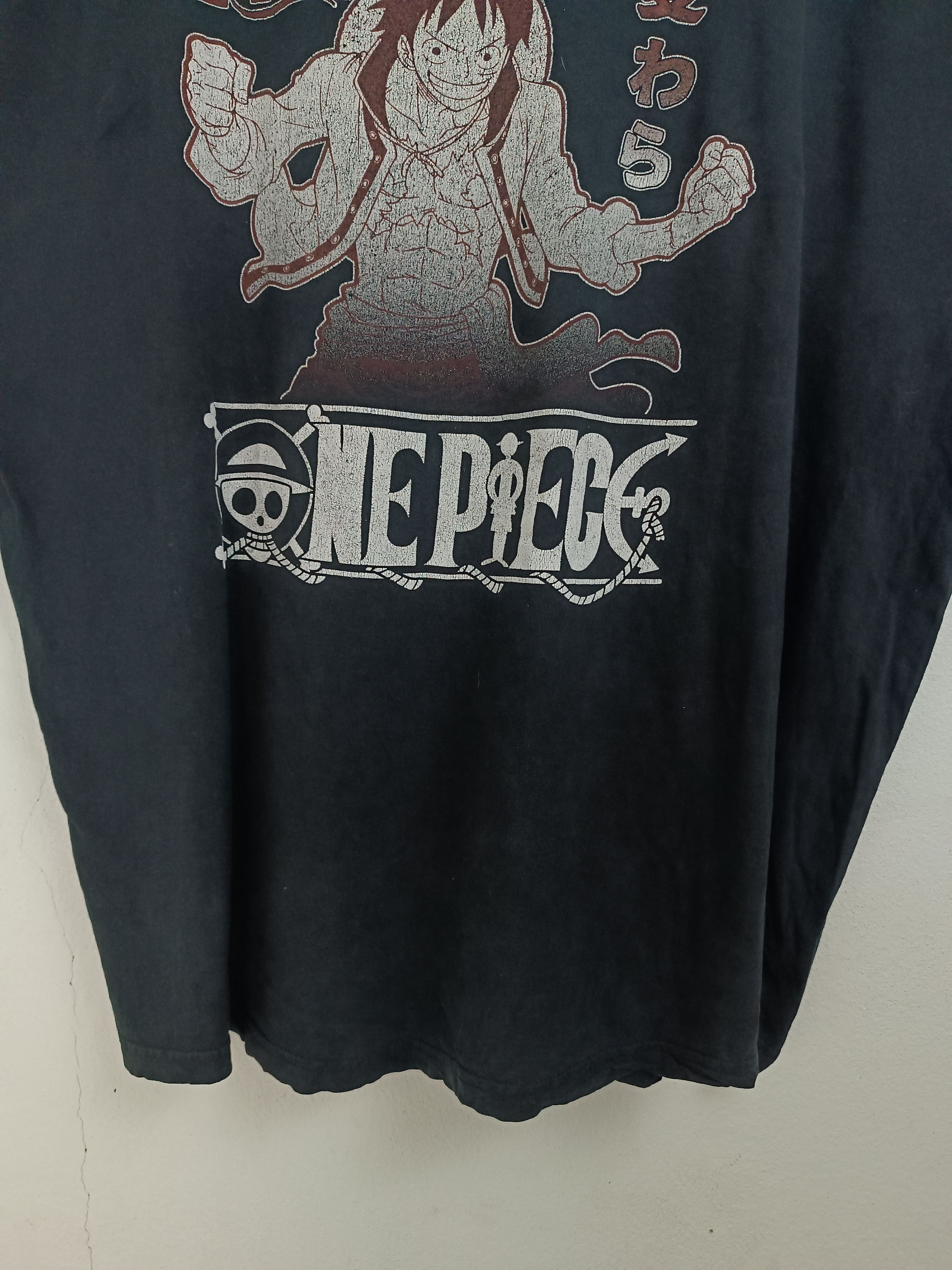 Anime FADED VINTAGE ONE PIECE MONKEY D LUFFY TEE naruto bleach Size US XXL / EU 58 / 5 - 7 Thumbnail