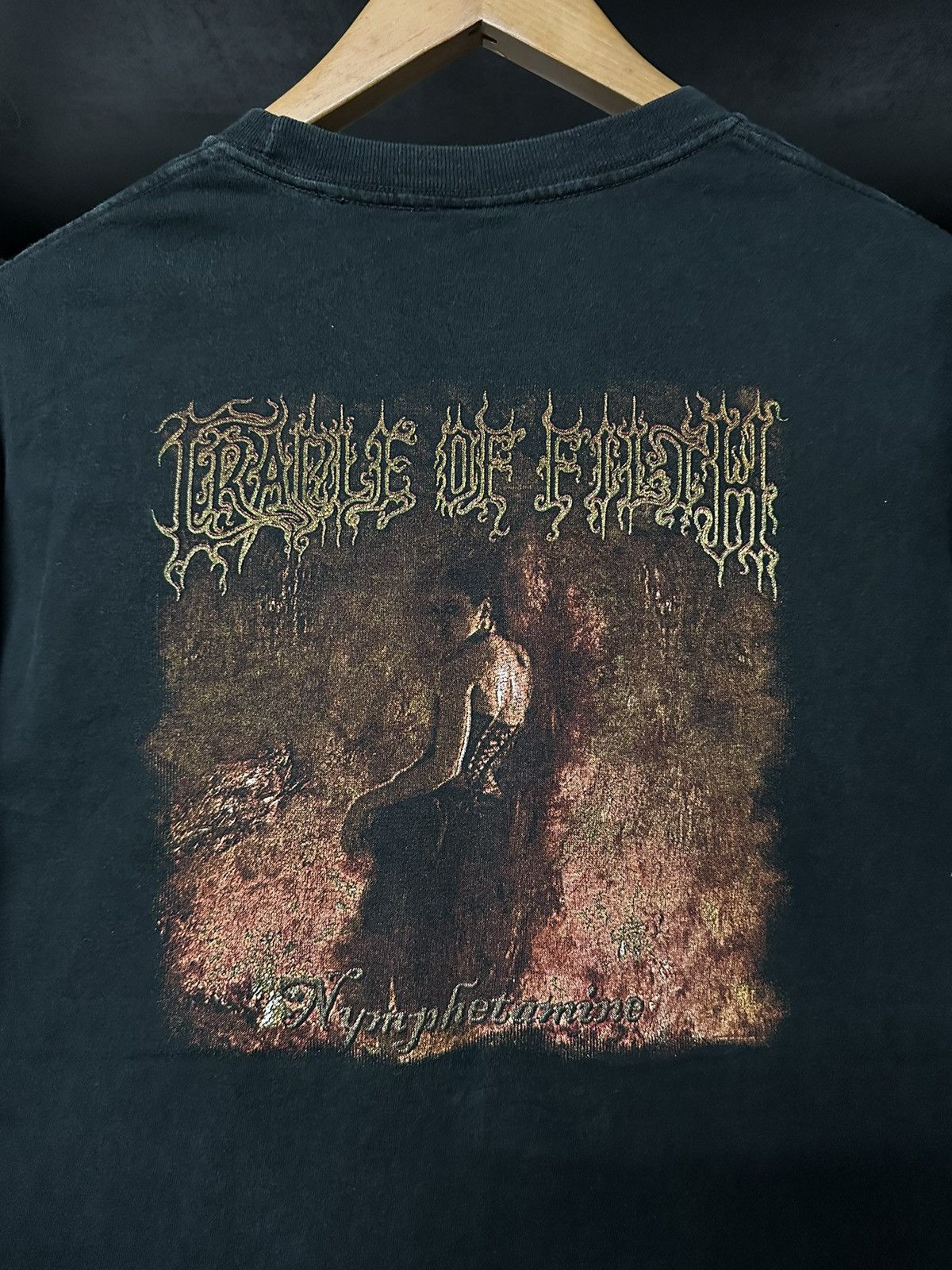 Band Tees Vintage Cradle Of Filth Nymphetamine Embroidery Faded Tee Size US L / EU 52-54 / 3 - 2 Thumbnail