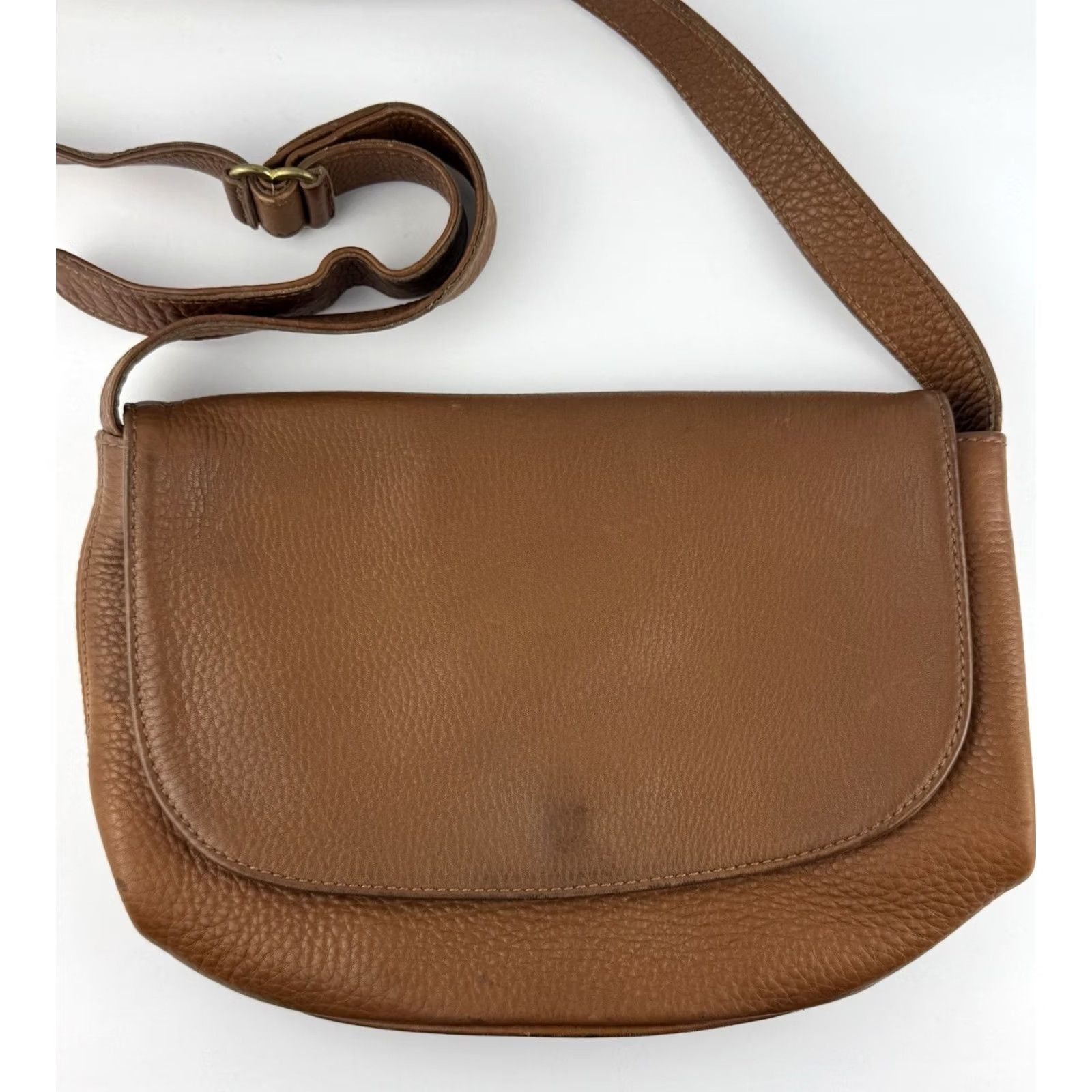 Coach VINTAGE Coach Bag Womens Sonoma Flap Bag 4903 Leather Brown Messenger USA 1990s Size ONE SIZE - 3 Thumbnail