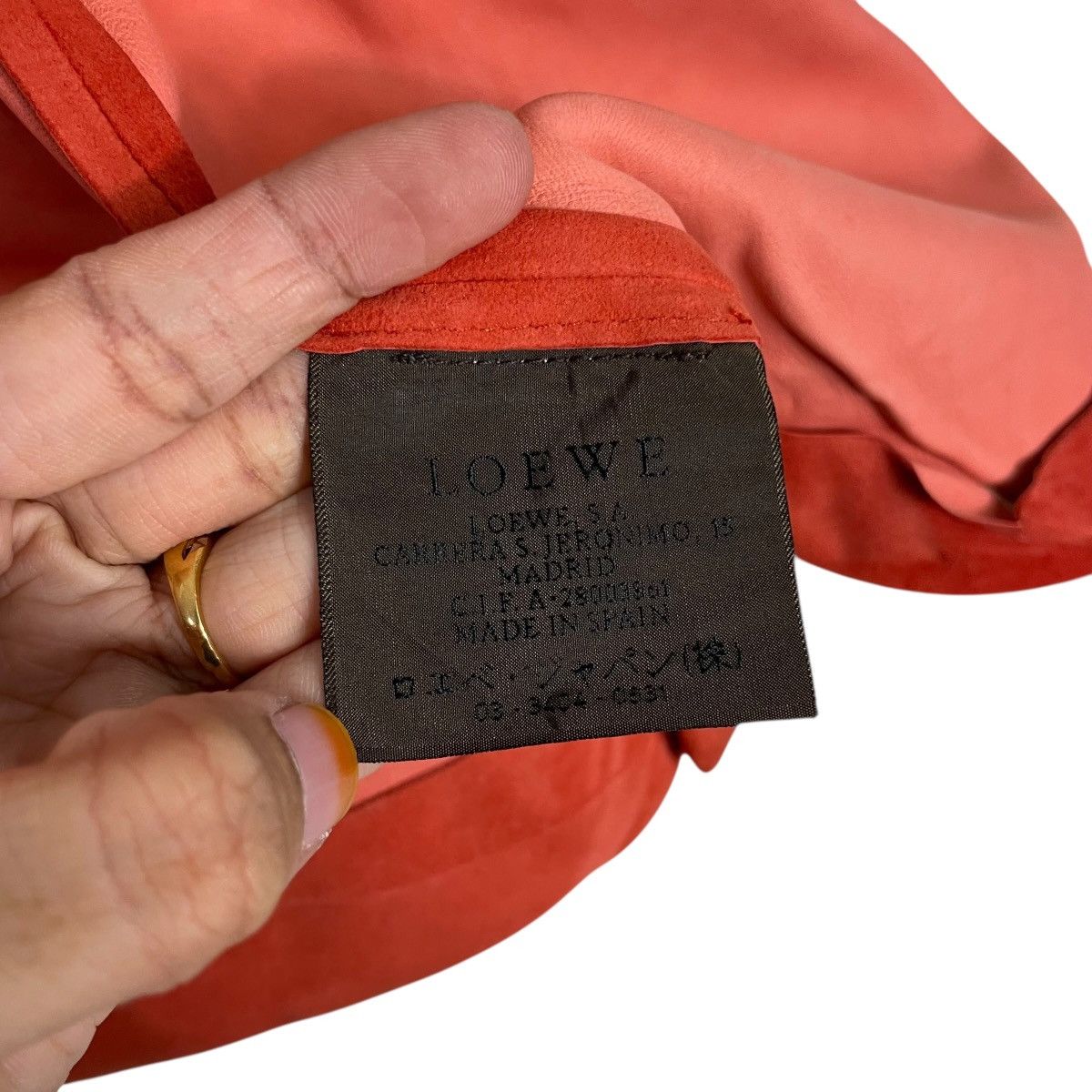 Loewe Loewe Orange Leather Jacket Size S / US 4 / IT 40 - 16 Thumbnail