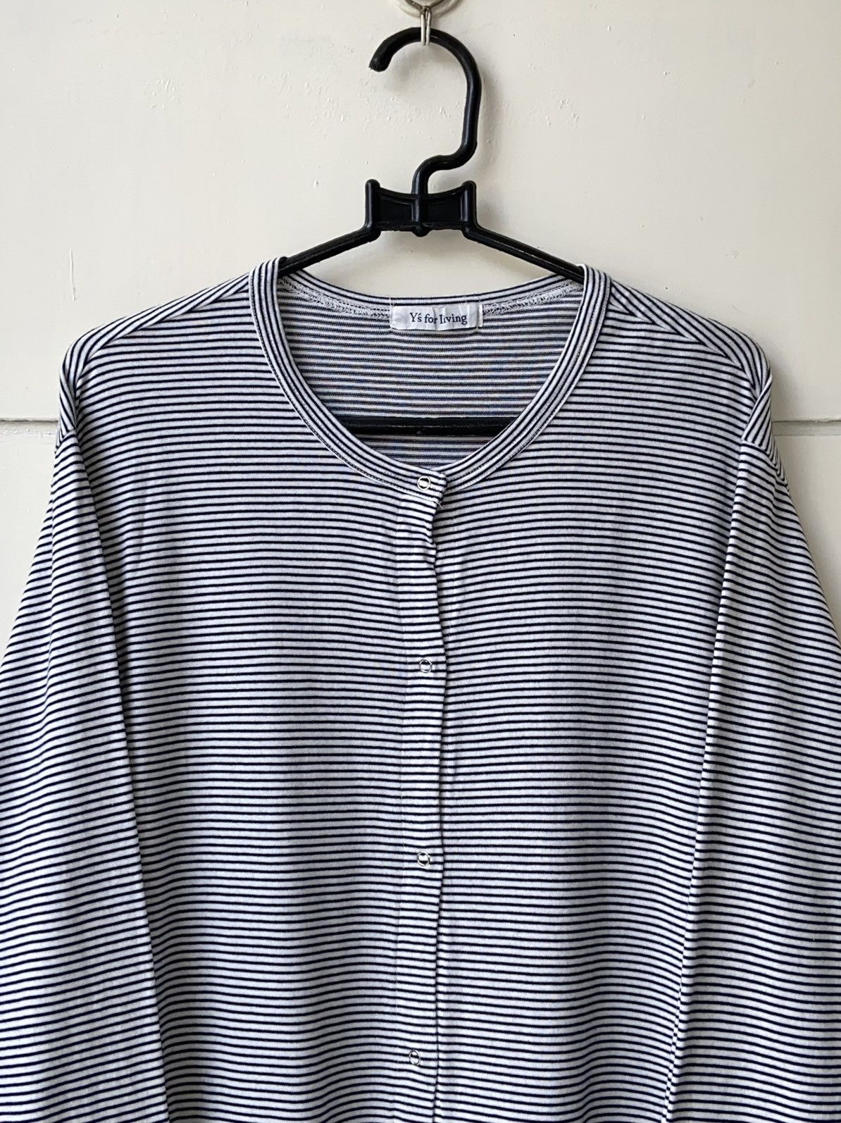 Y's × Yohji Yamamoto Y’S FOR LIVING Striped Long Cardigan Size US S / EU 44-46 / 1 - 3 Thumbnail