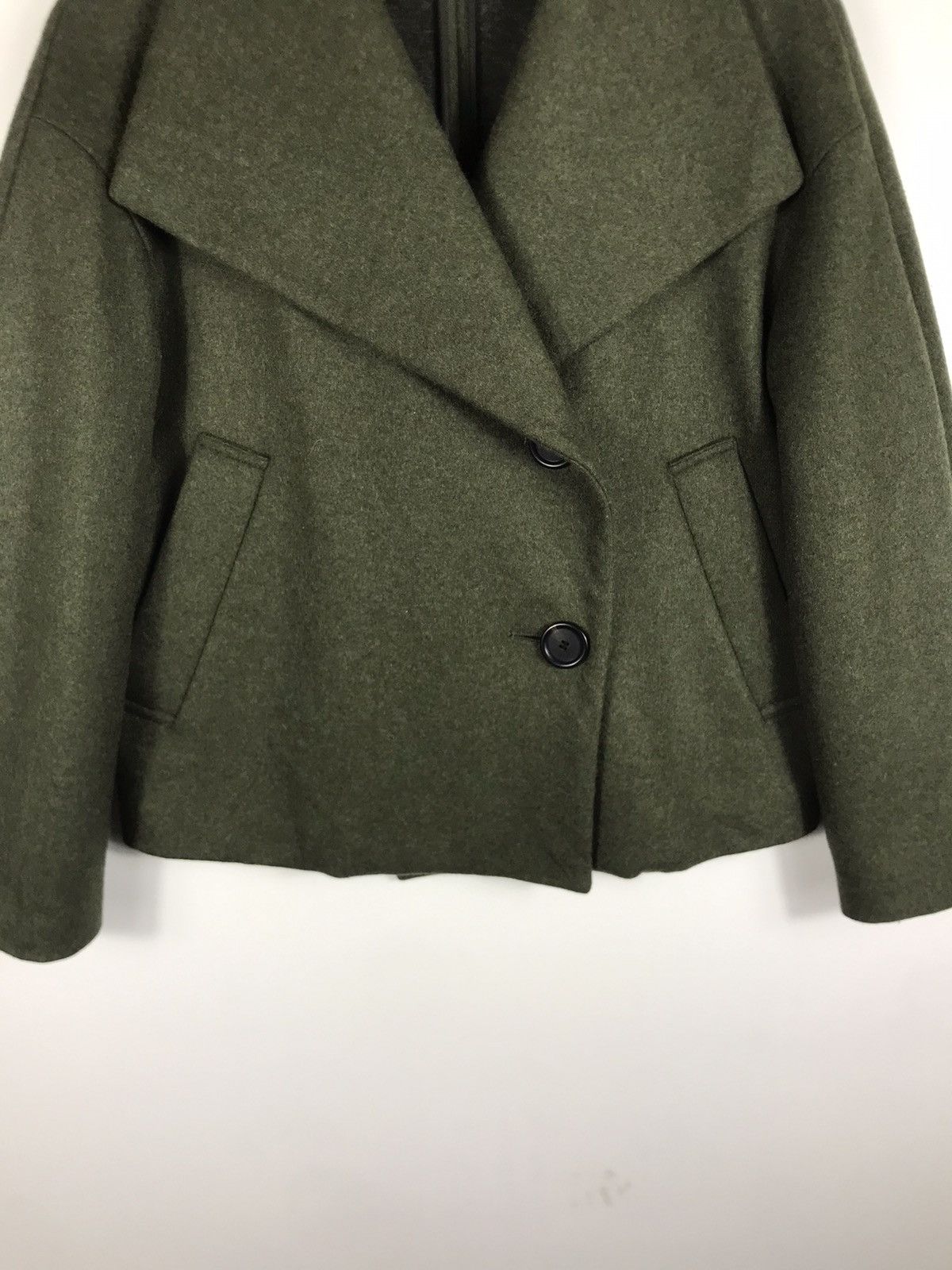 Japanese Brand × Untitled&Co 🔥Untitled Waterfall Colar Button Cropped Coat Jacket Size XS / US 0-2 / IT 36-38 - 5 Thumbnail