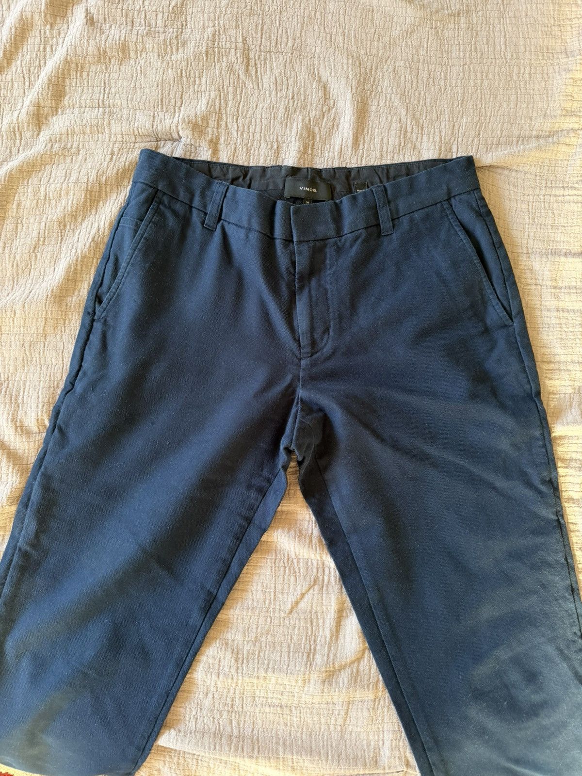 Vince Vince Navy Chinos Size US 30 / EU 46 - 2 Thumbnail