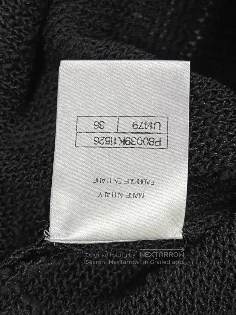 Chanel Chanel Black knitted cardigan coat Size XS / US 0-2 / IT 36-38 - 8 Thumbnail