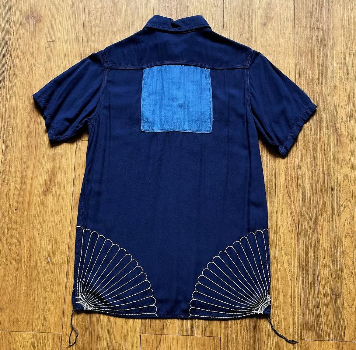 Kapital 2000s Kapital Furoshiki Embroidery Indigo Shirt Size US M / EU 48-50 / 2 - 2 Thumbnail