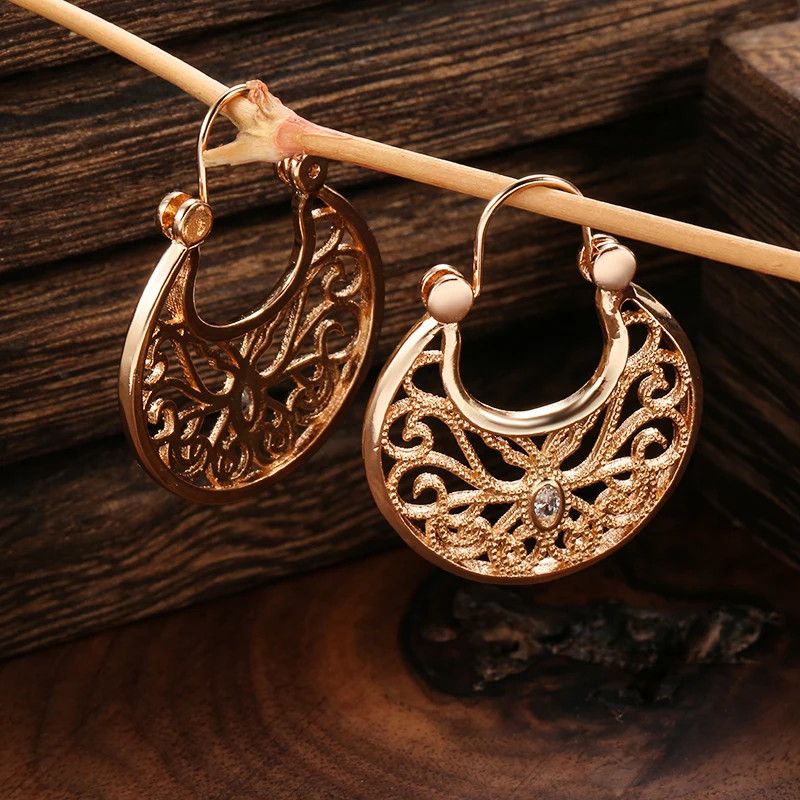 Other Vintage Gold Plated Earrings Size ONE SIZE - 4 Thumbnail