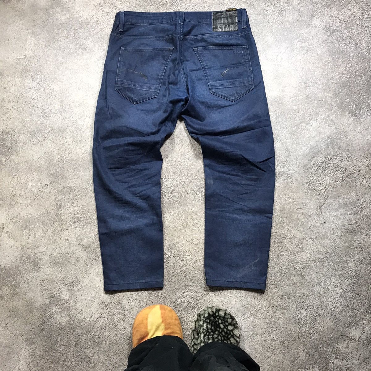 Vintage Vintage G-Star Japan Distressed Low Rise Flared Jeans 90s 34 Size US 34 / EU 50 - 4 Thumbnail