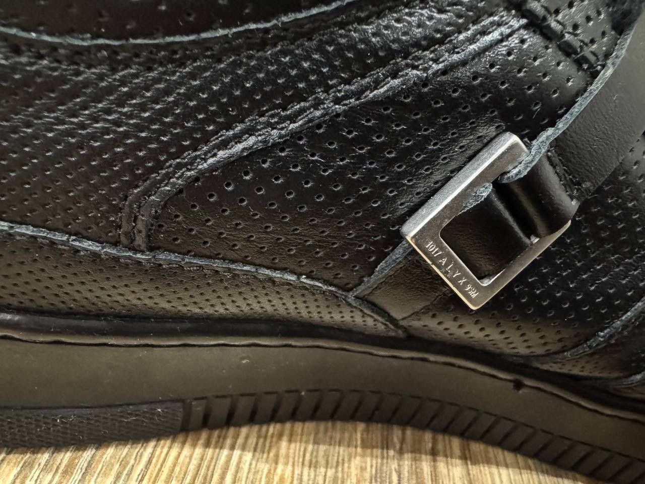 1017 ALYX 9SM 1017 ALYX 9SM Black Leather Buckle Sneakers Size US 8.5 / EU 41-42 - 12 Thumbnail