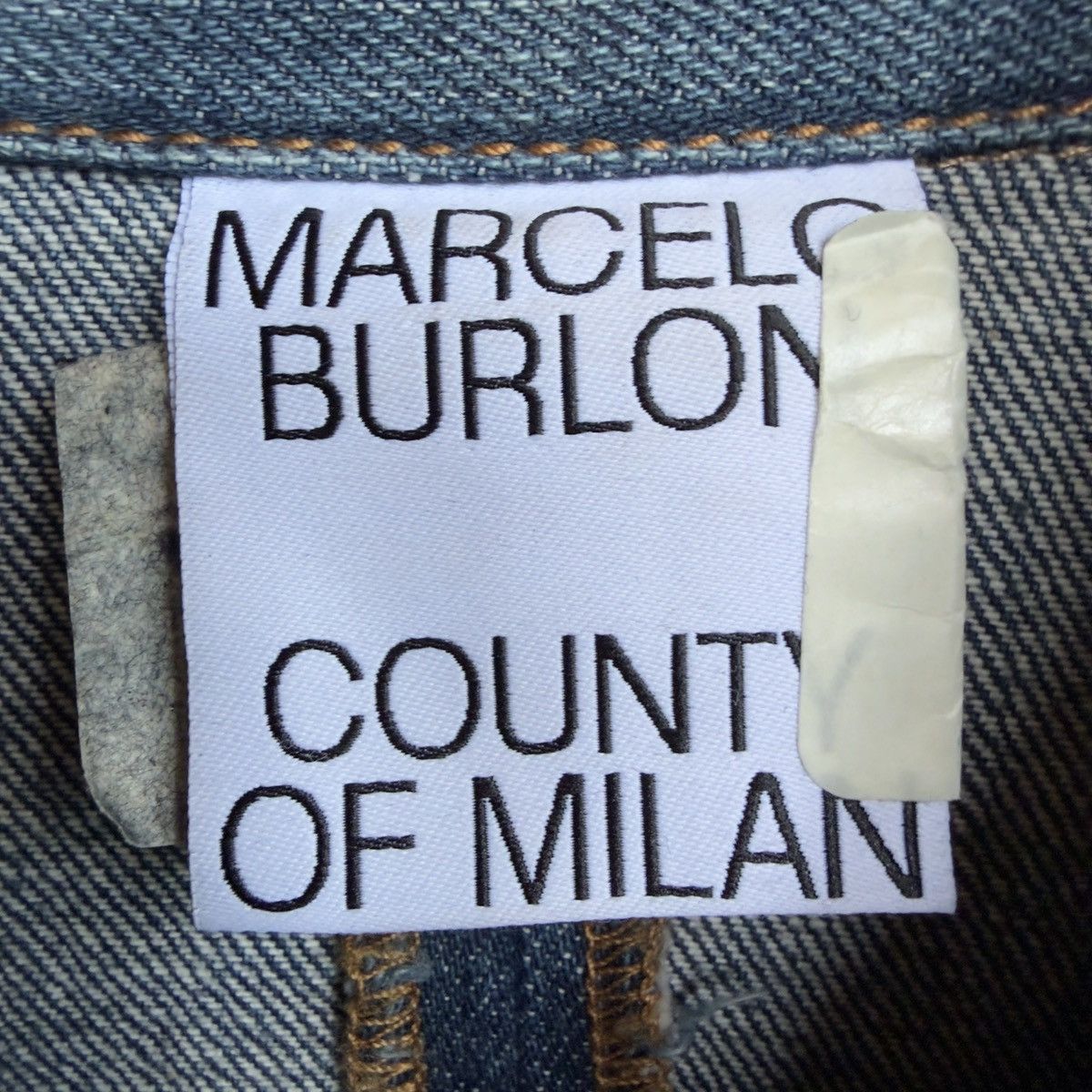 Marcelo Burlon County of Milan Feather Collar Denim Jacket Size US XL / EU 56 / 4 - 5 Thumbnail