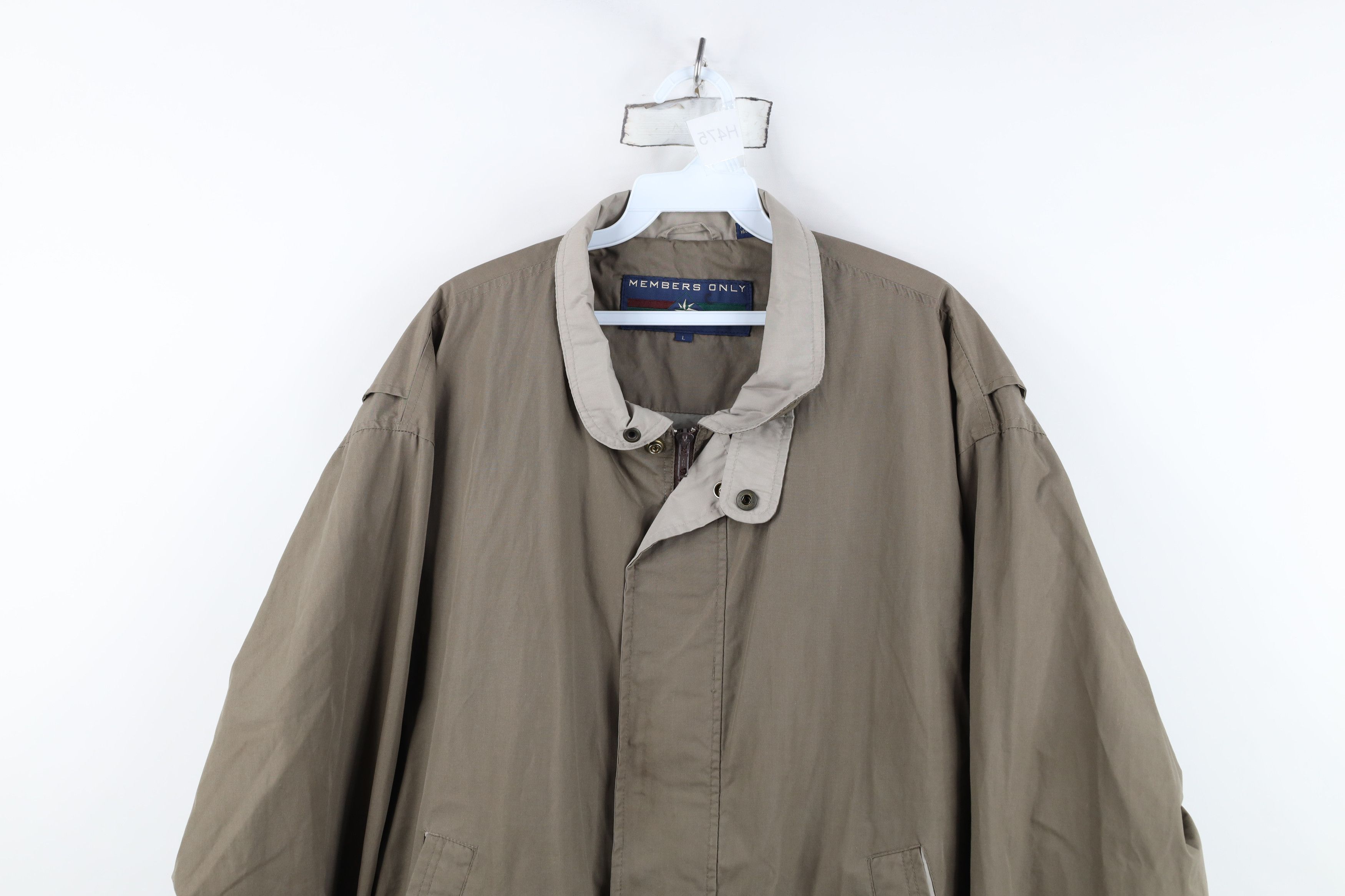 Vintage Vintage 90s Members Only Full Zip Windbreaker Bomber Jacket Size US L / EU 52-54 / 3 - 2 Thumbnail