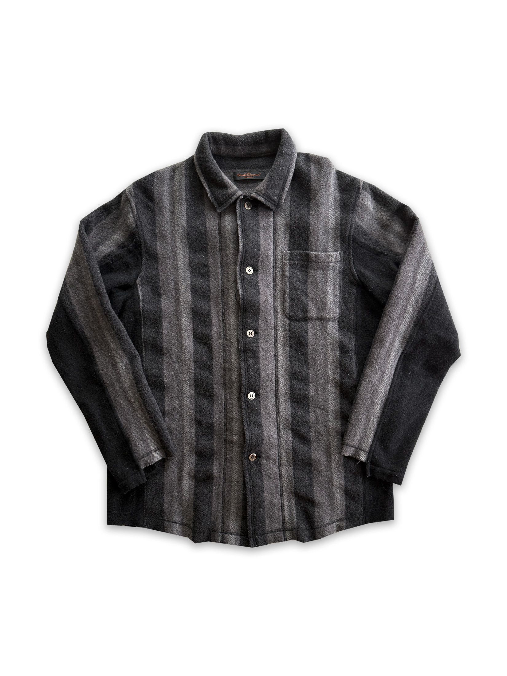 Undercover AW03 Paper Doll Hybrid Reconstructed Wool Overshirt Size US L / EU 52-54 / 3 - 1 Thumbnail