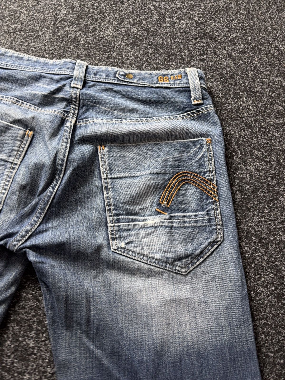 G-Star 00s Retro Y2K G-Star RAW Men’s Straight Leg Denim Jeans Size US 32 / EU 48 - 18 Thumbnail