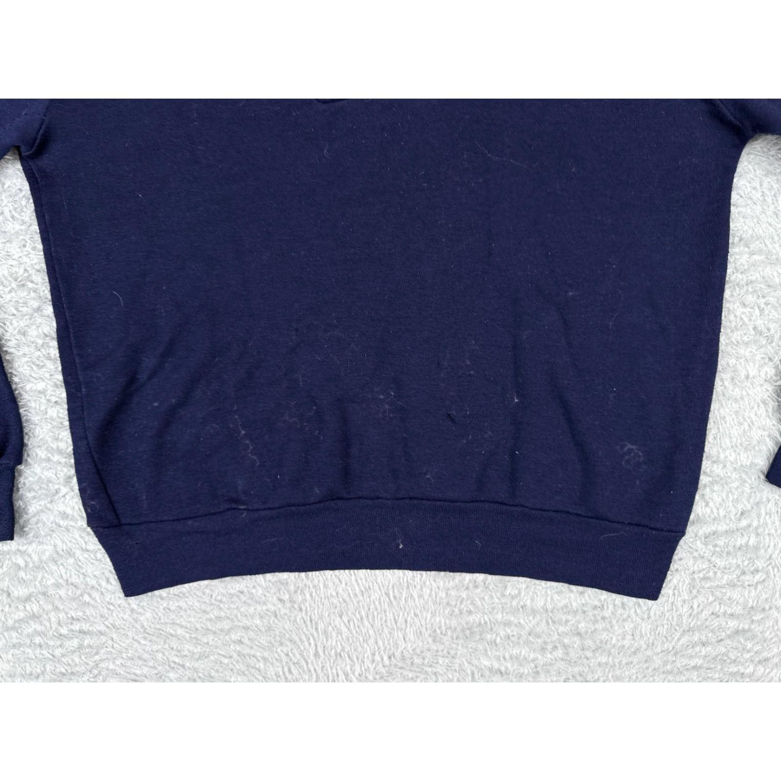 The North Face VINTAGE The North Face Sweater Men Mock Neck Henley 1/4 Zip Jersey Blue Medium Mens Regular Size M Size US M / EU 48-50 / 2 - 5 Thumbnail