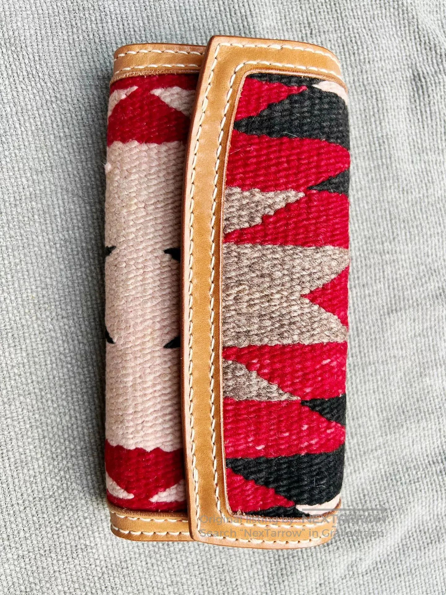 Japanese Brand Long Wallet with Navajo Blanket Design. Size ONE SIZE - 1 Thumbnail