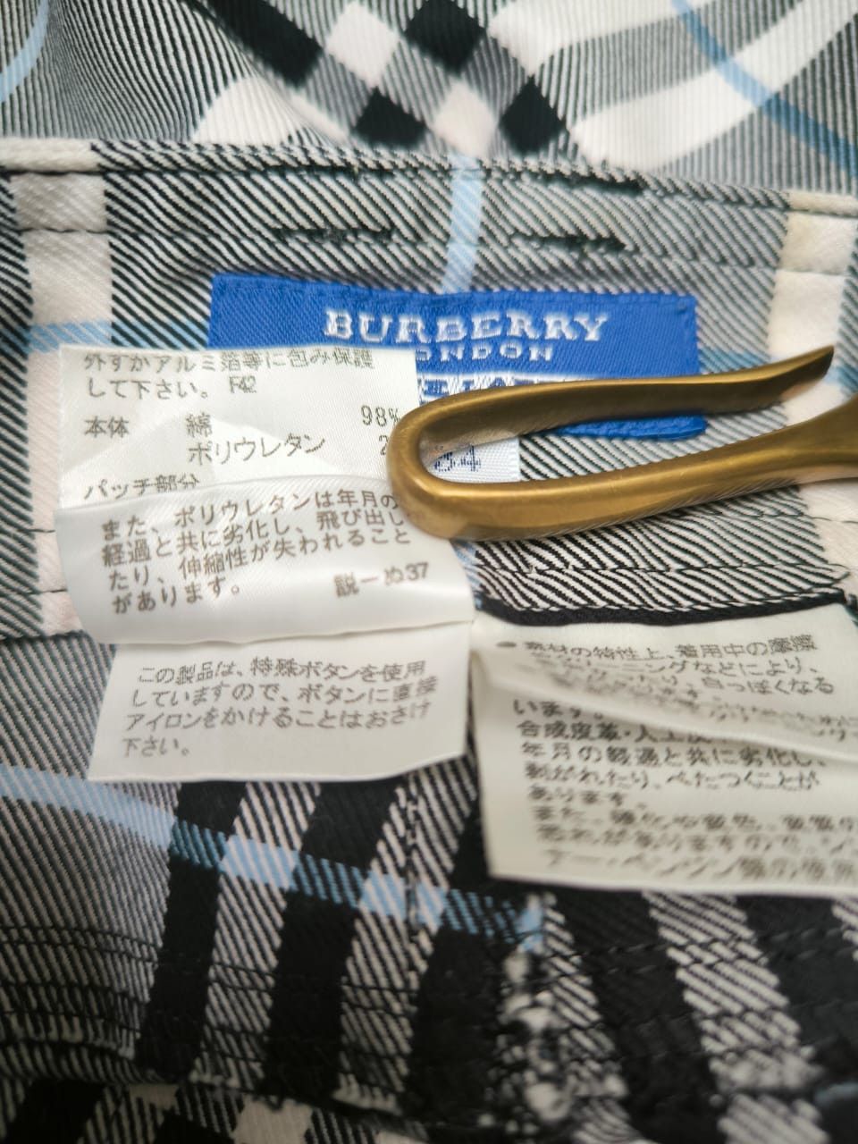 Burberry Rare Pants Burberry blue Labels Size 24" / US 00 / IT 34 - 10 Thumbnail