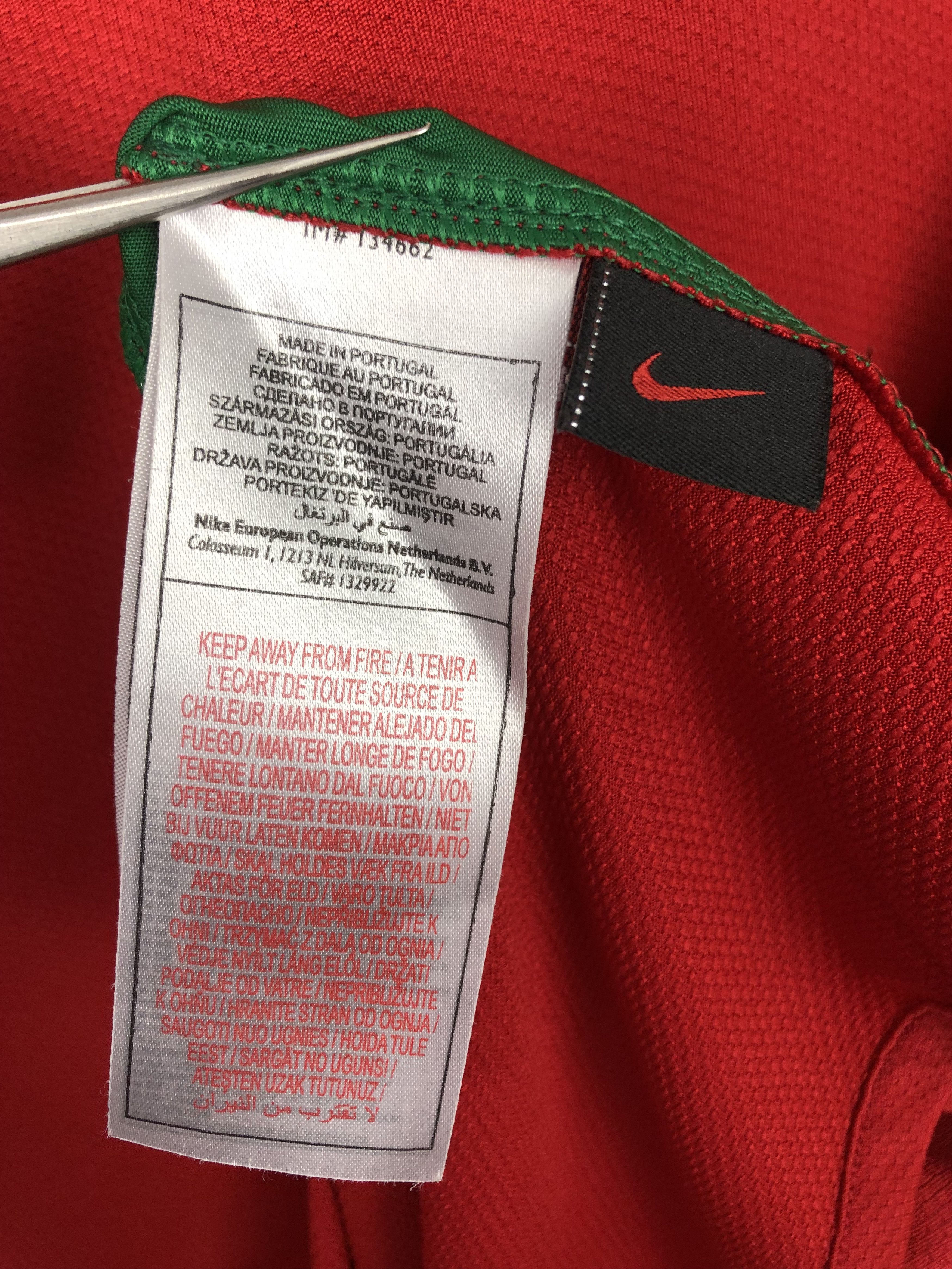 Portugal Home football shirt 2008 Nike Soccer Jersey