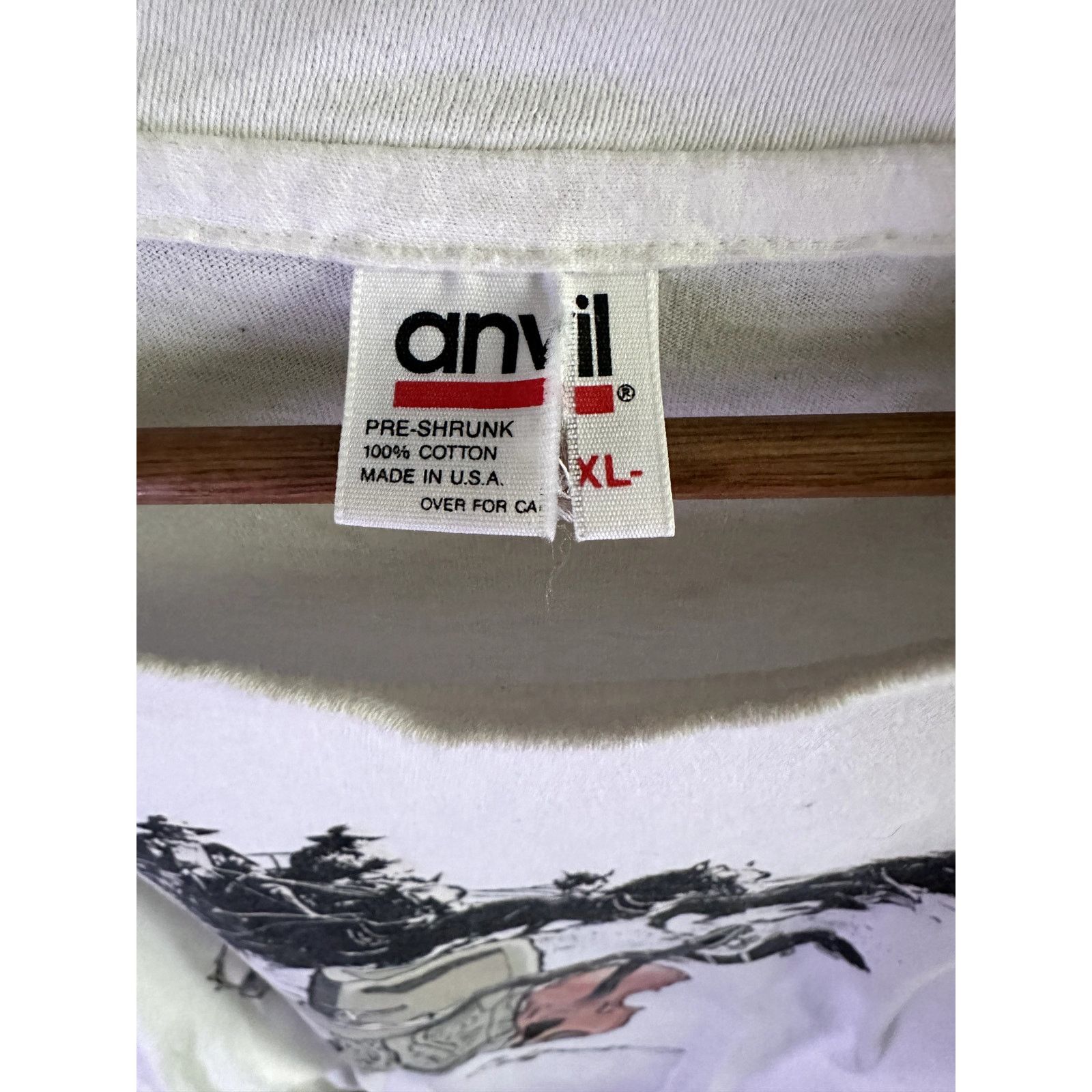 Anvil Vintage California Cowboy T-Shirt Anvil Tag Size XL Size US XL / EU 56 / 4 - 2 Thumbnail