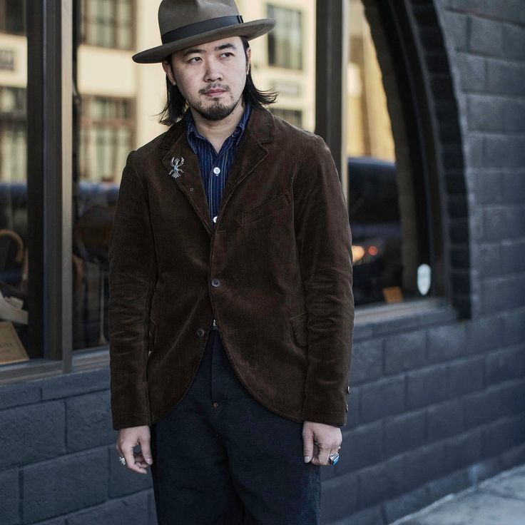 Orgueil × Studio D'Artisan Orguiel - Studio D’Artisan - Corduroy Work Jacket Size 40R - 2 Thumbnail