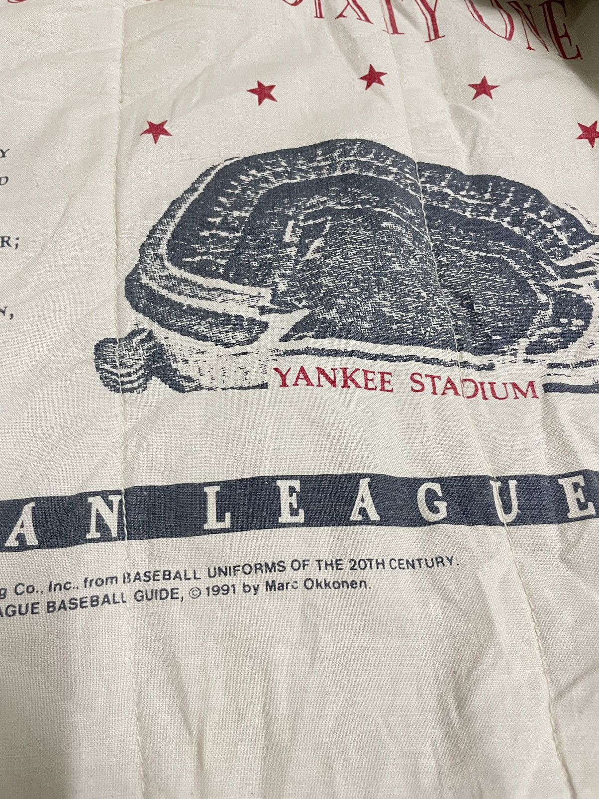 New York Yankees × Vintage VINTAGE NEW YORK YANKEES COOPERSTOWN COLLECTION BOMBER 1991 Size US L / EU 52-54 / 3 - 14 Thumbnail