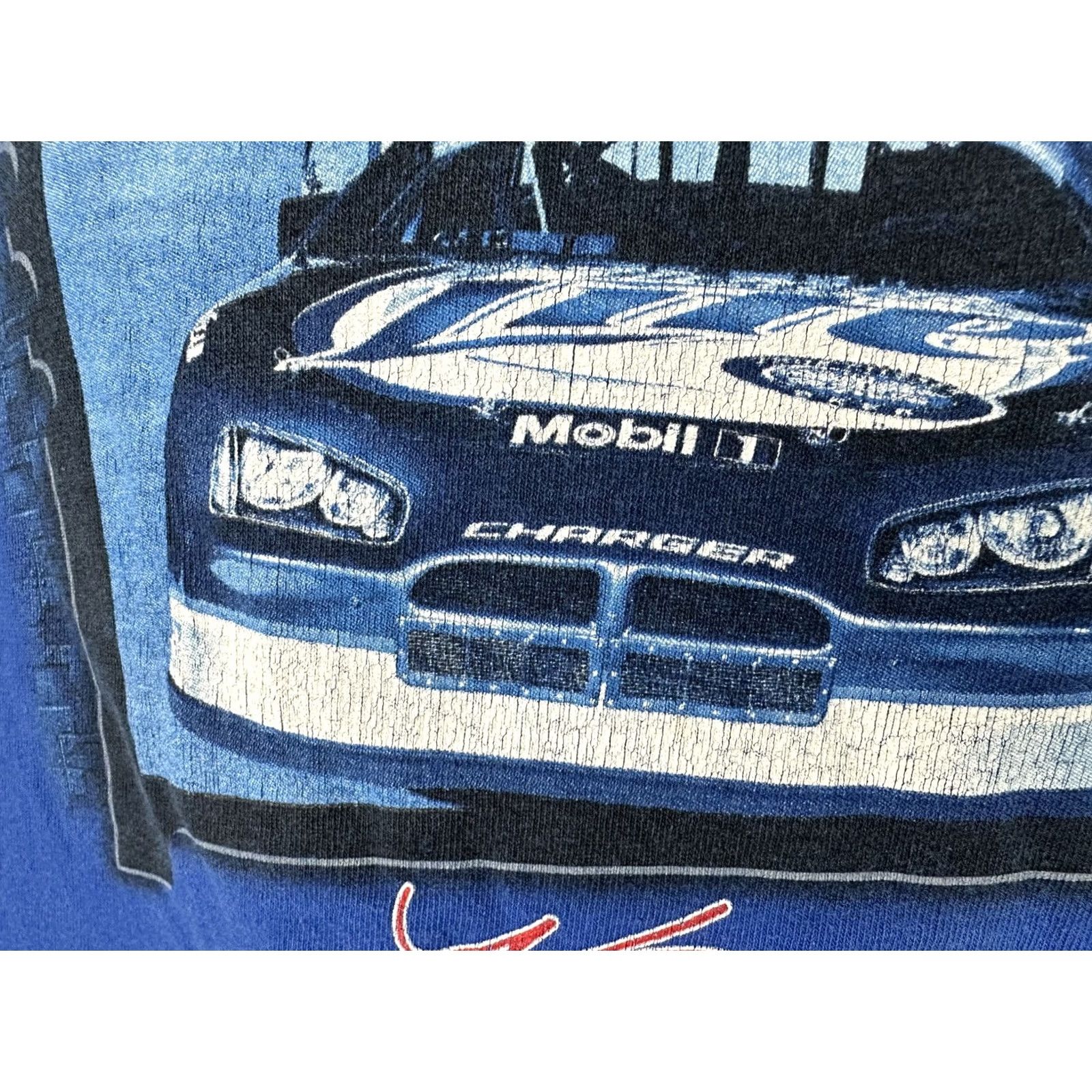 Delta Penske Racing Shirt M Kurt Busch NASCAR Auto Racing Miller Lite Vintage Blue Shirt Adult Medium Blue NASCAR Shirt Mens Size US M / EU 48-50 / 2 - 3 Thumbnail