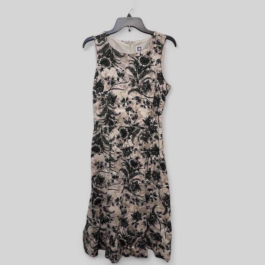 Anne Klein Anne Klein Flower Paisley Dress Size 10 Sleeveless Mid Size L / US 10 / IT 46 - 1 Thumbnail