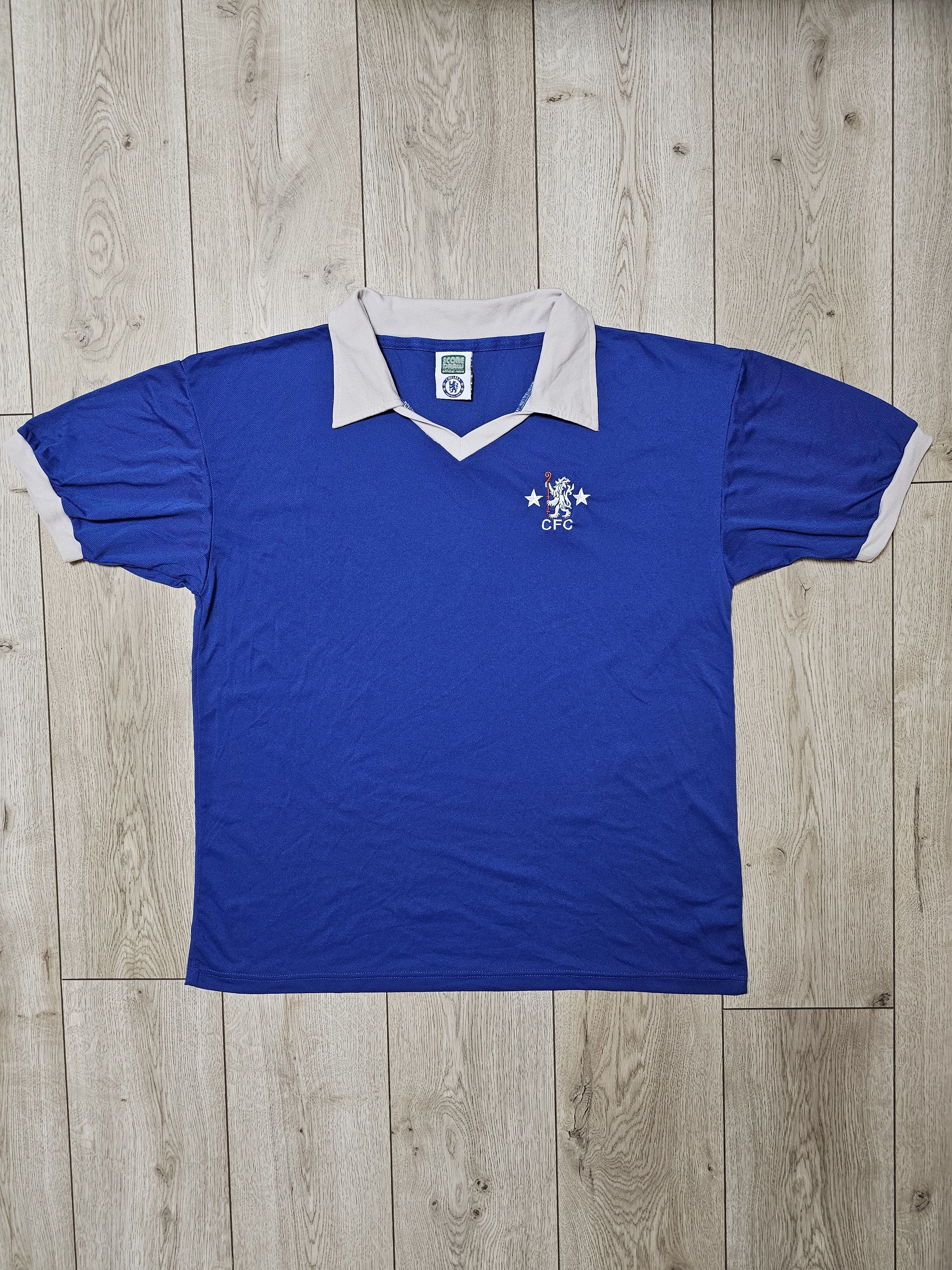 All Sport × Chelsea Soccer CHELSEA 1975 1981 HOME FOOTBALL SHIRT SOCCER JERSEY Size US XL / EU 56 / 4 - 1 Thumbnail