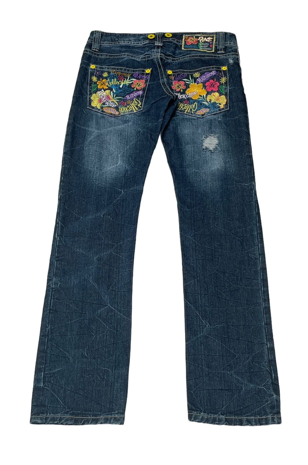 Designer × Vintage Vintage Brand Peace Authentic Jeans 2000s Size US 32 / EU 48 - 1 Thumbnail
