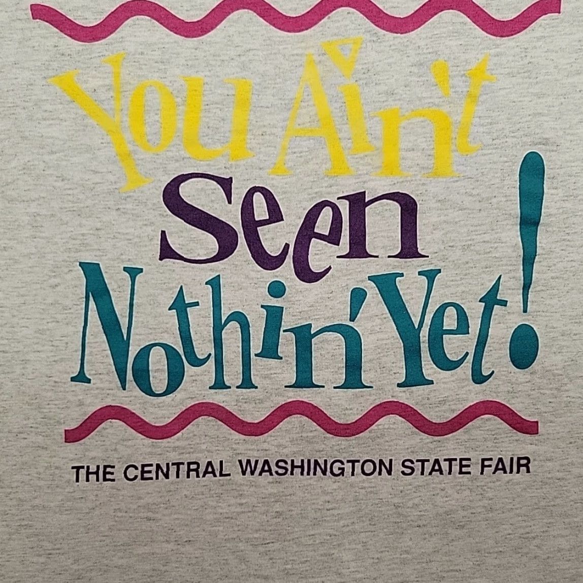 Vintage VTG Best Washington State Fair Shirt Mens 2XL Gray Single Stitch Made in USA Tee Tee Shirt USA Shirt Mens 2XL Gray Vintage Mens Shirts USA 90s? Size US XXL / EU 58 / 5 - 2 Thumbnail