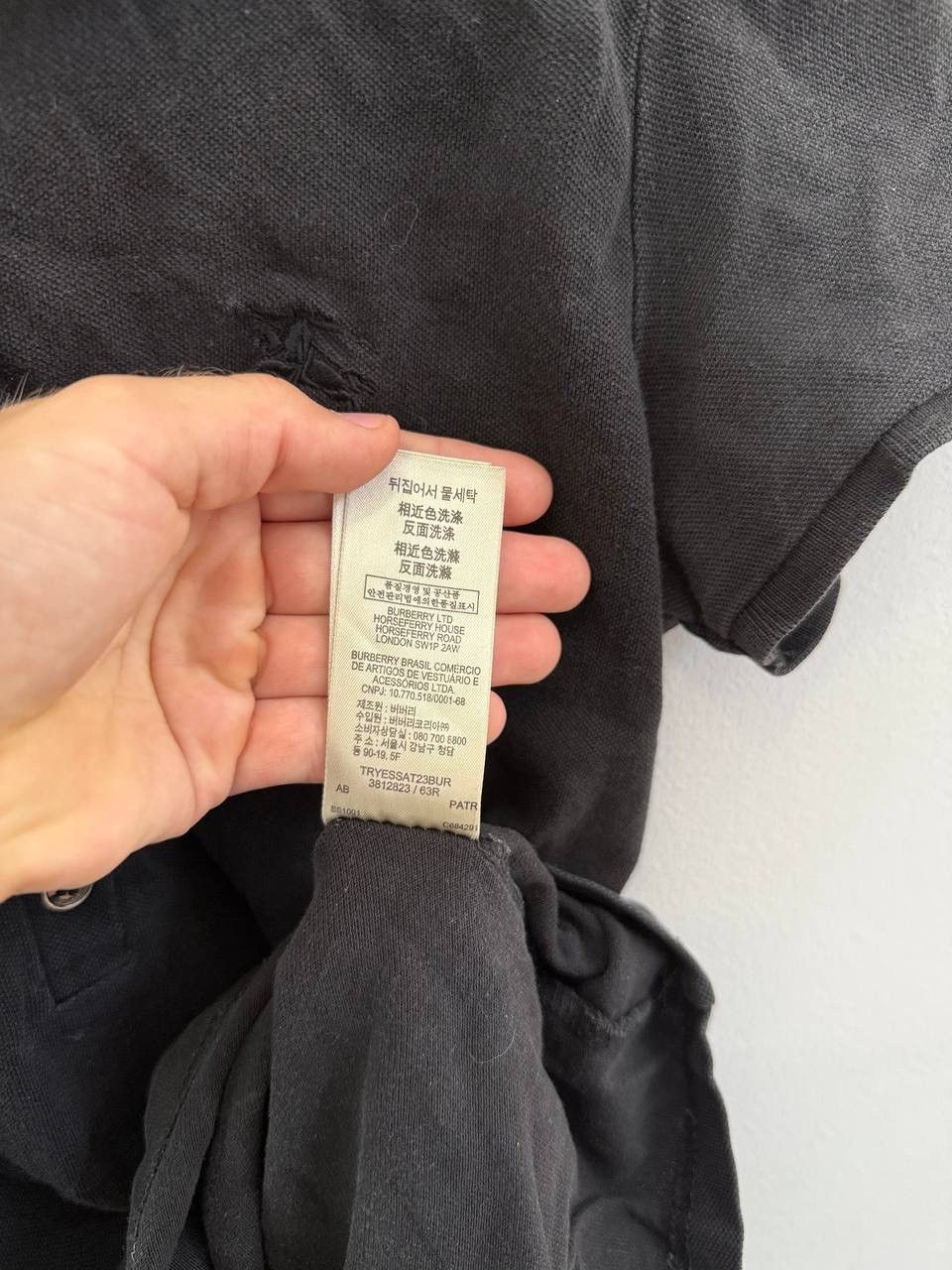 Burberry Burberry Brit Women’s Premium Black Short Sleeve Polo Shirt Size XS / US 0-2 / IT 36-38 - 12 Thumbnail