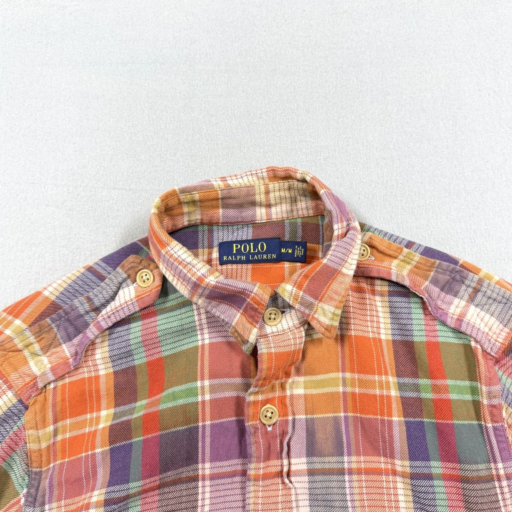 Polo Ralph Lauren Polo Ralph Lauren Shirt Mens M Multicolor Plaid Long Sleeve Button Up Size US M / EU 48-50 / 2 - 2 Thumbnail