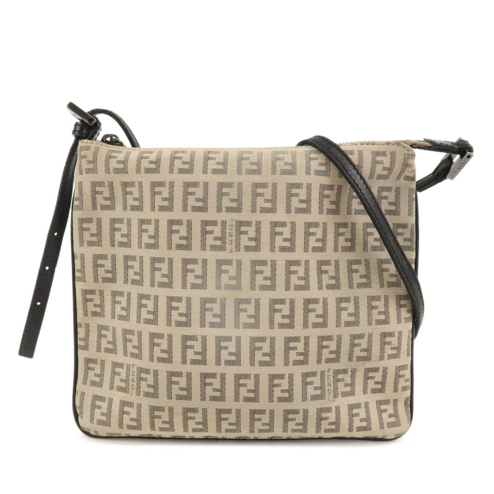 Fendi Fendi Zucchino Crossbody Bag Beige Size ONE SIZE - 1 Thumbnail