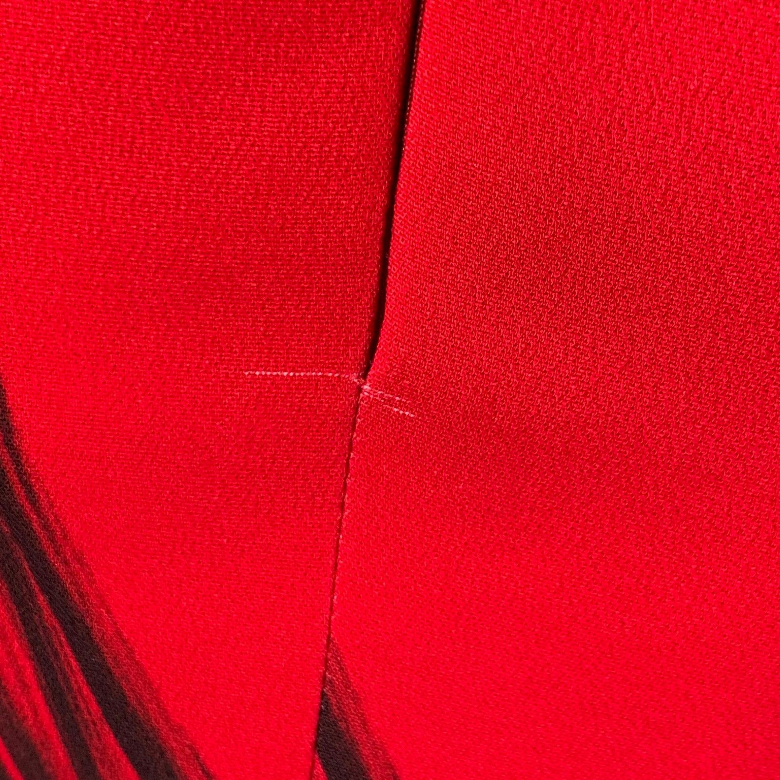 Moschino Size 6 Red Black Viscose Blend Figures Bow Cocktail Dress Size M / US 6-8 / IT 42-44 - 8 Thumbnail