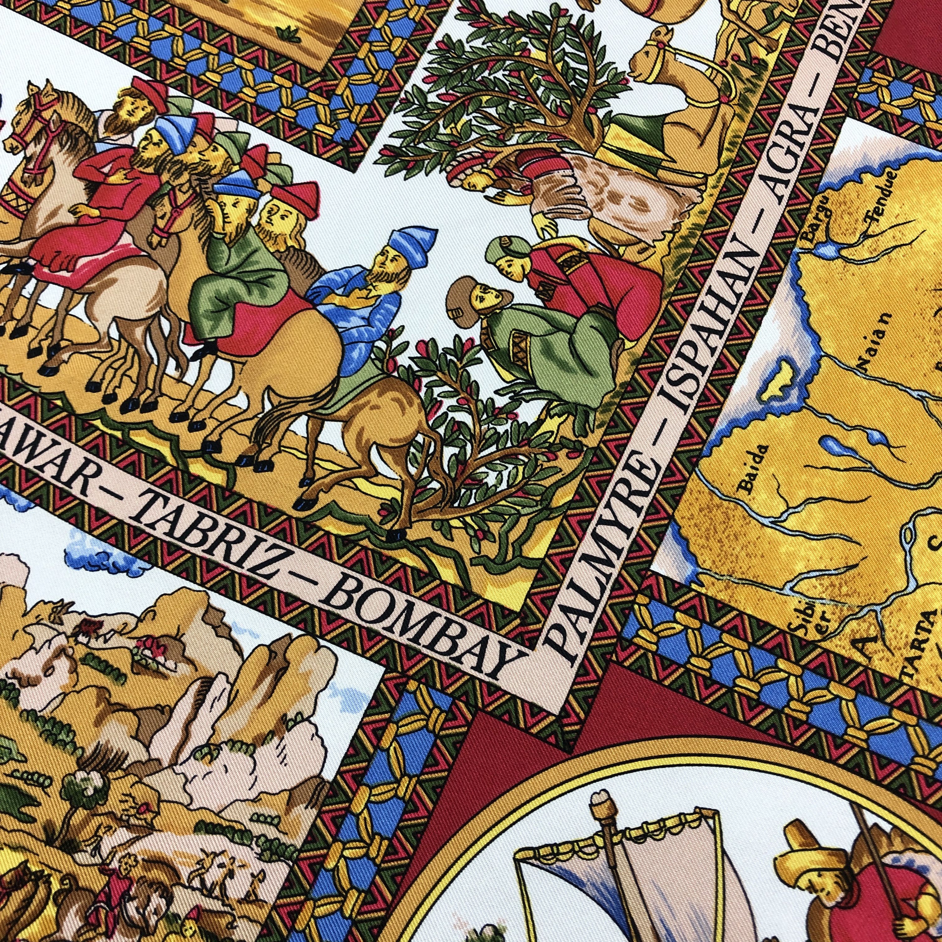 Other × Vintage Vintage The Silk Road SILK Scarf Twill Stole Wraps Scarves Size ONE SIZE - 17 Thumbnail