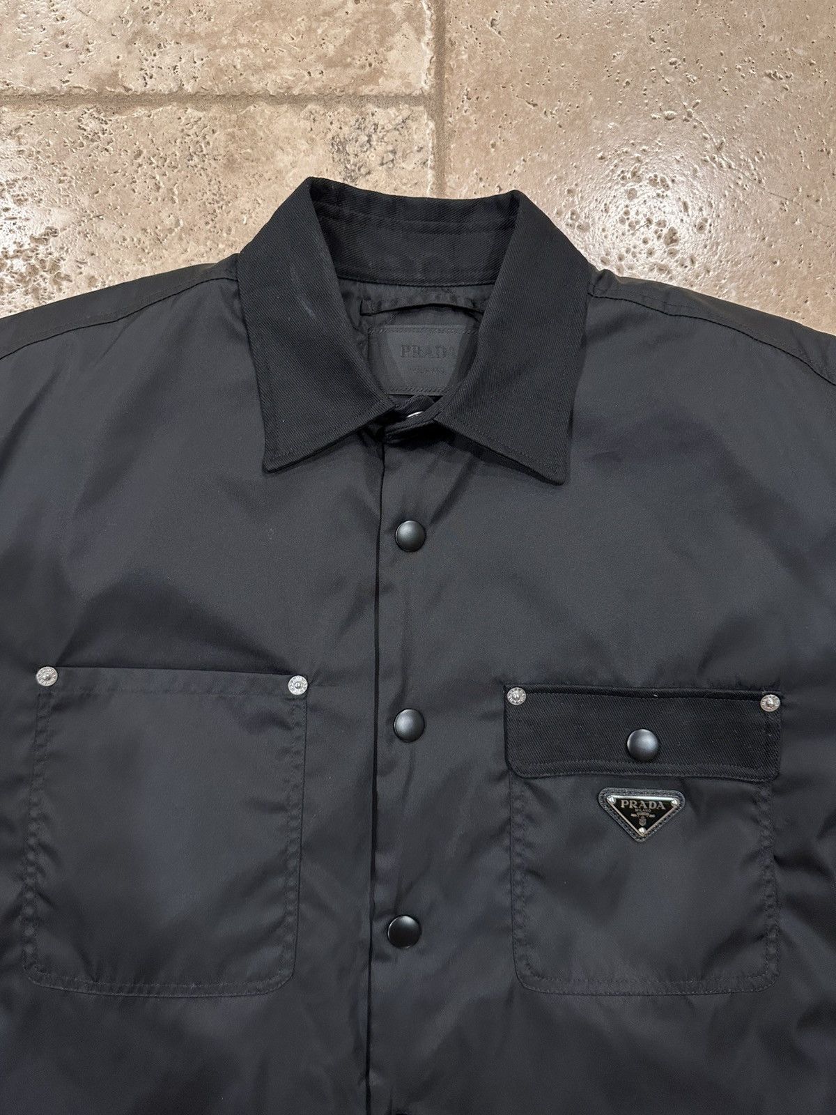 Prada Prada Tech Re-Nylon Padded Cargo Pocket Black Jacket Size US M / EU 48-50 / 2 - 6 Thumbnail