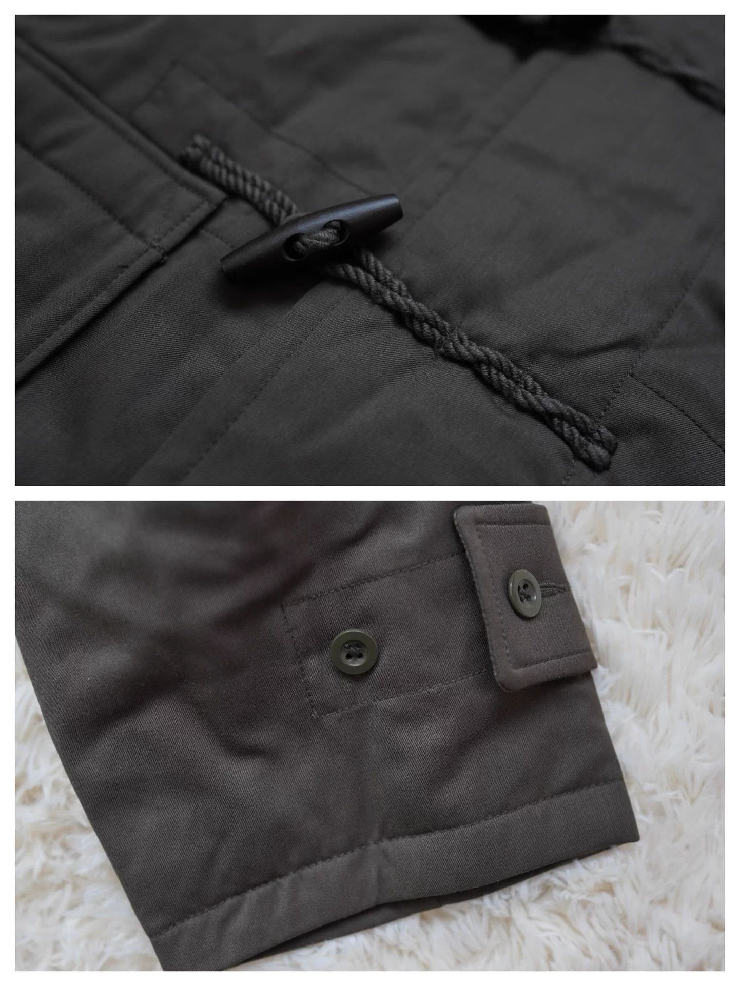 Nanamica nanamica SUBF977 KHAKI M Long Wool Down Coat Size US M / EU 48-50 / 2 - 7 Thumbnail