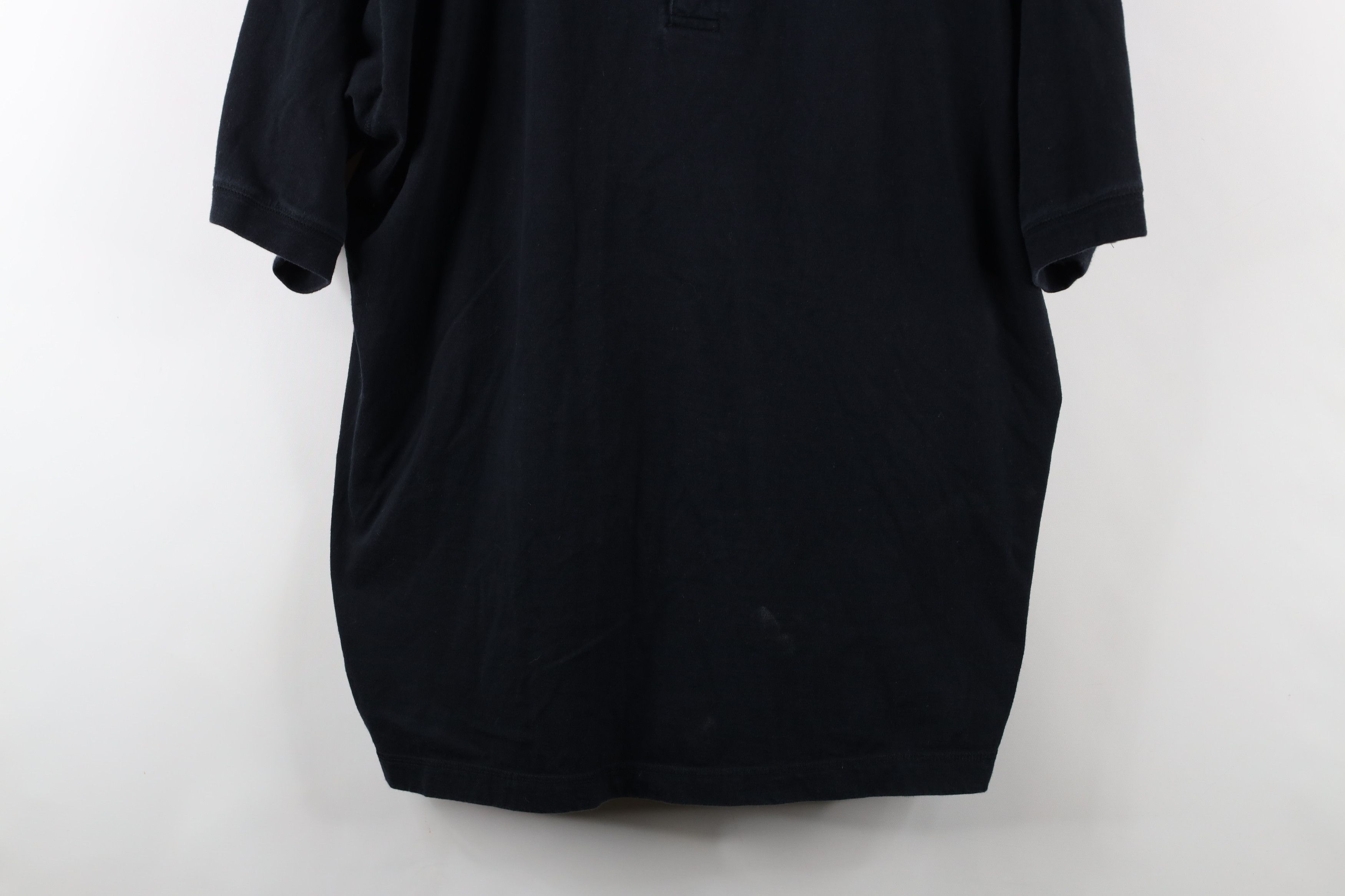 Vintage Vintage 90s Streetwear Short Sleeve Henley T-Shirt Black Size US XL / EU 56 / 4 - 3 Thumbnail