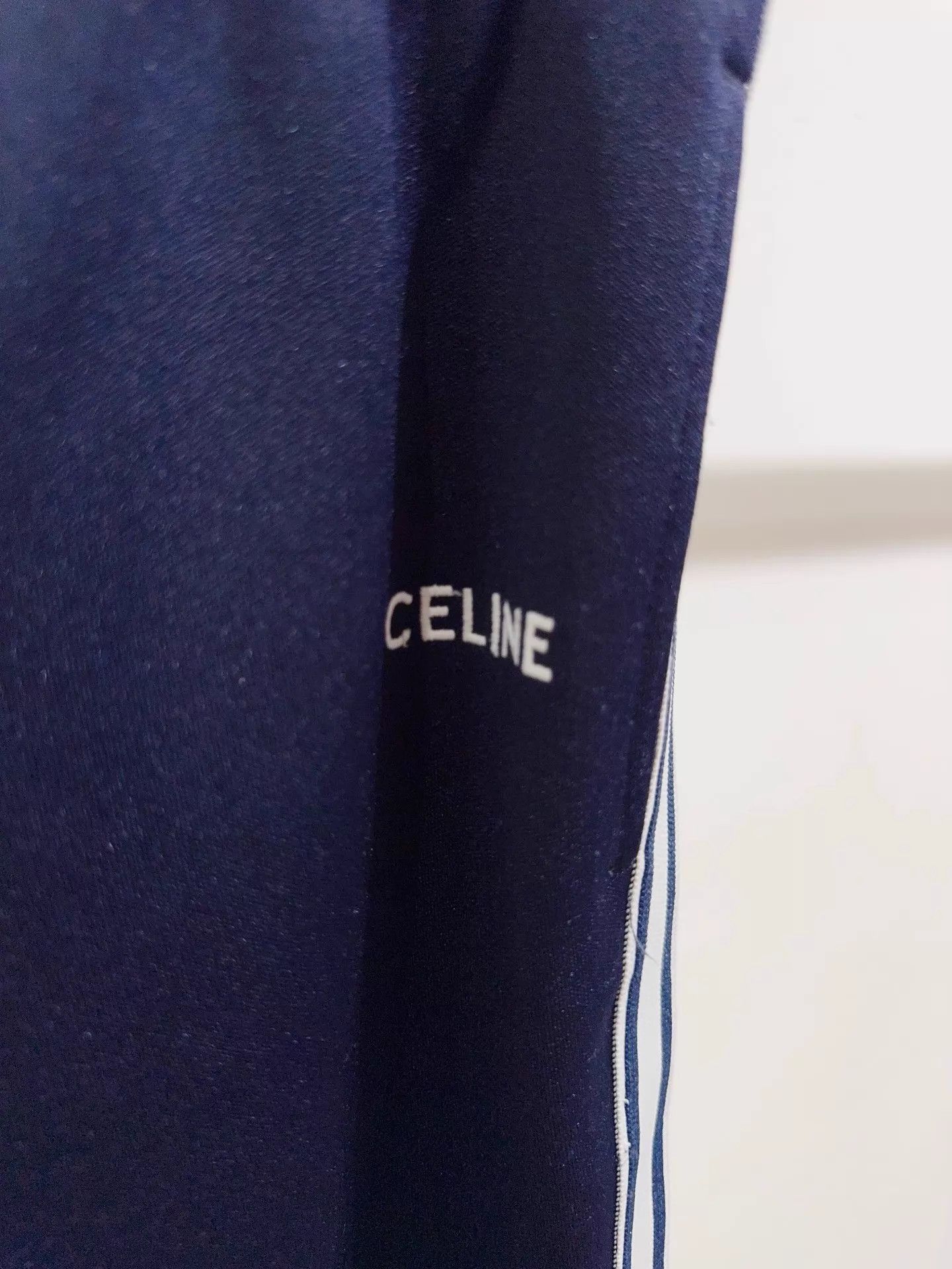 Celine Celine Navy Blue Classic Pants M Elastic Waist Size 27" / US 4 / IT 40 - 2 Thumbnail