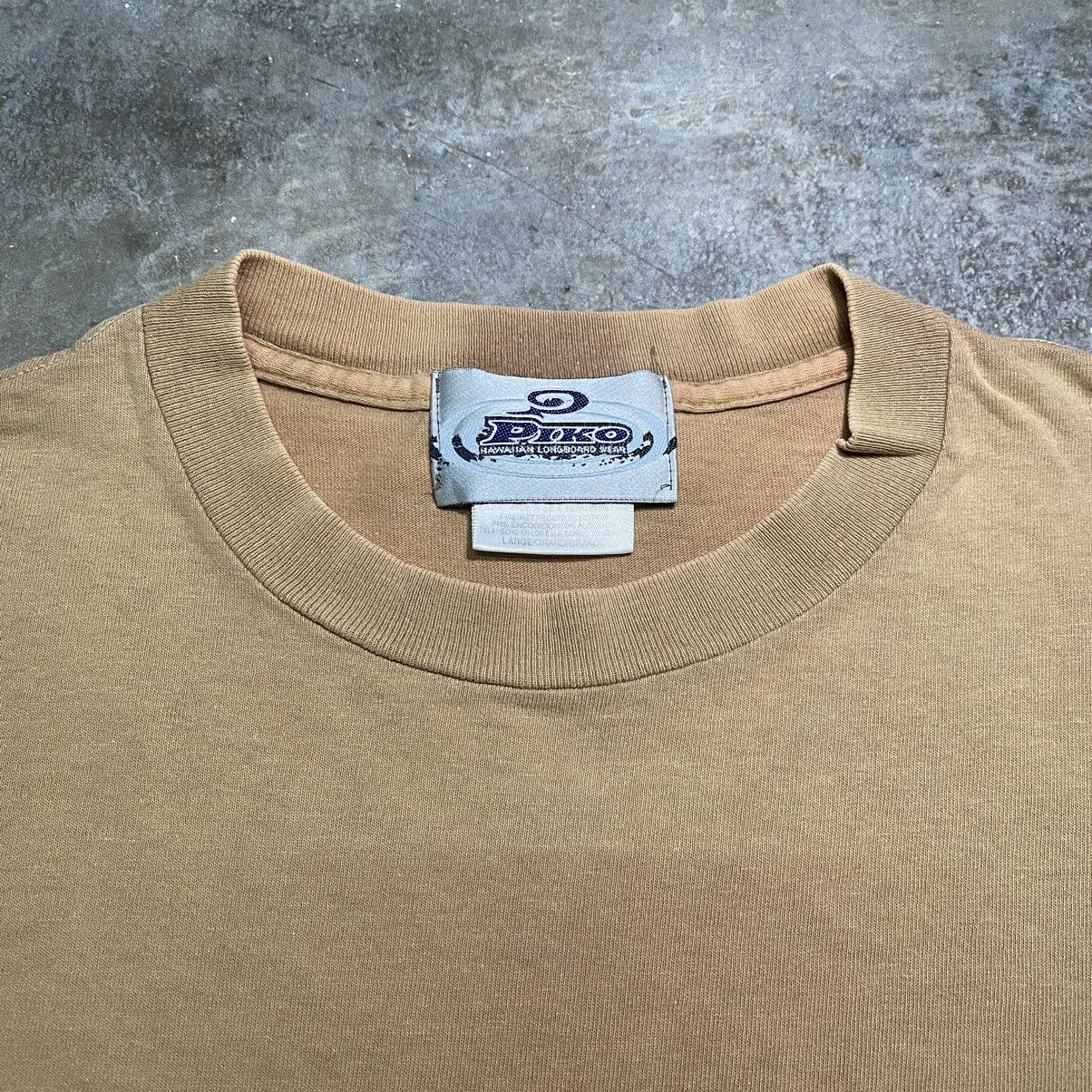 Vintage RARE🔥 80’s HAWAIIAN PIKO SURFING T SHIRT VINTAGE Size US L / EU 52-54 / 3 - 2 Thumbnail