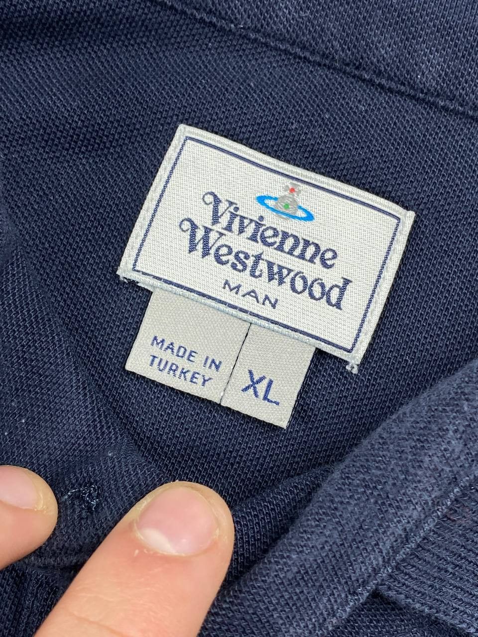 Vivienne Westwood Vivienne Westwood Polo Long Sleeve Orb Logo Basic Men Size US XL / EU 56 / 4 - 9 Thumbnail
