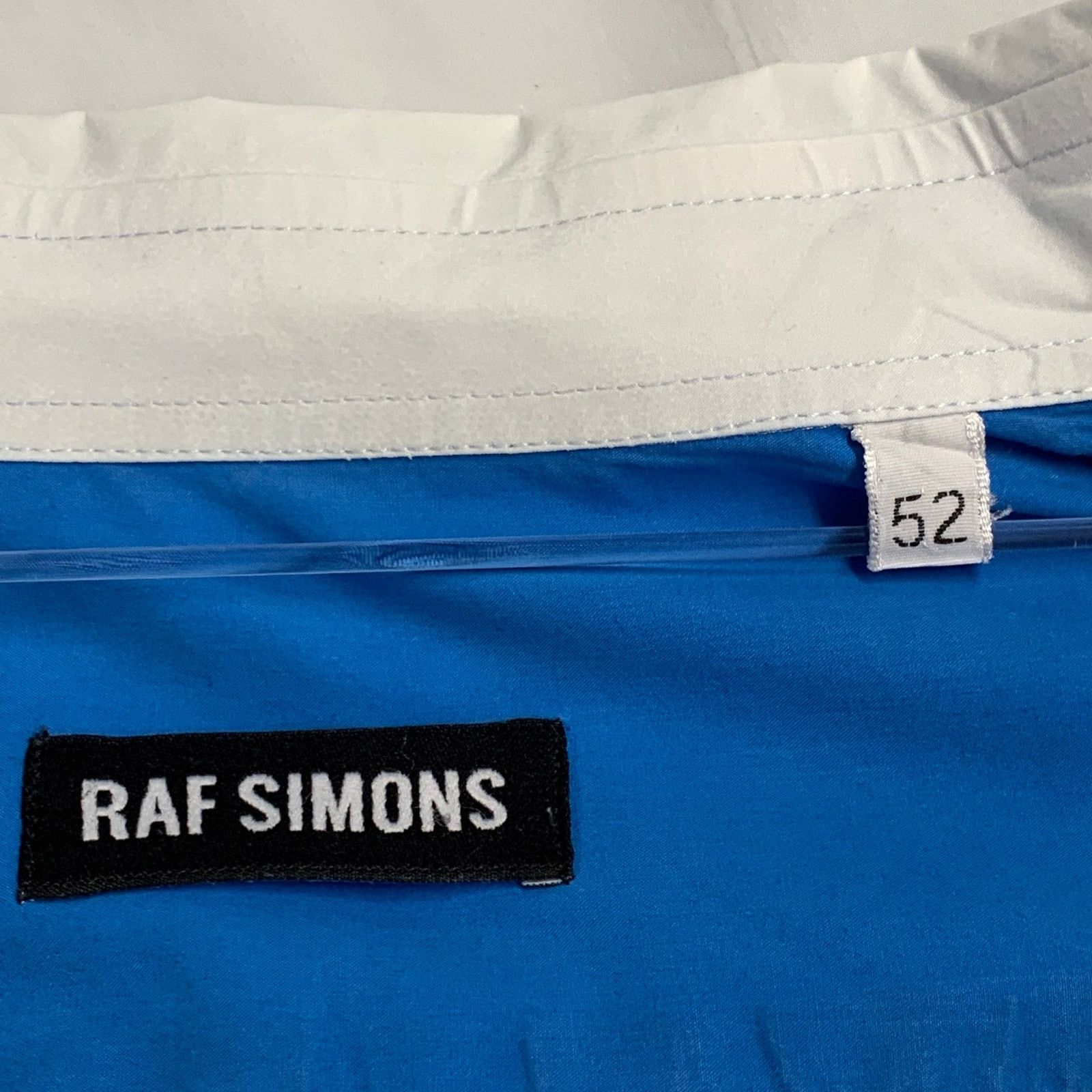 Raf Simons RAF SIMONS Light Blue Cotton Button Down Long Sleeve Shirt Size US XL / EU 56 / 4 - 5 Thumbnail