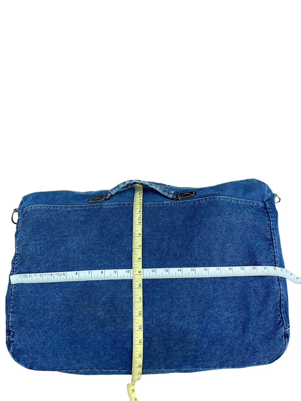 Vintage VTG Club House Japan Fade Denim Sashiko Cargo Huge 2 Way Bag Size ONE SIZE - 24 Thumbnail