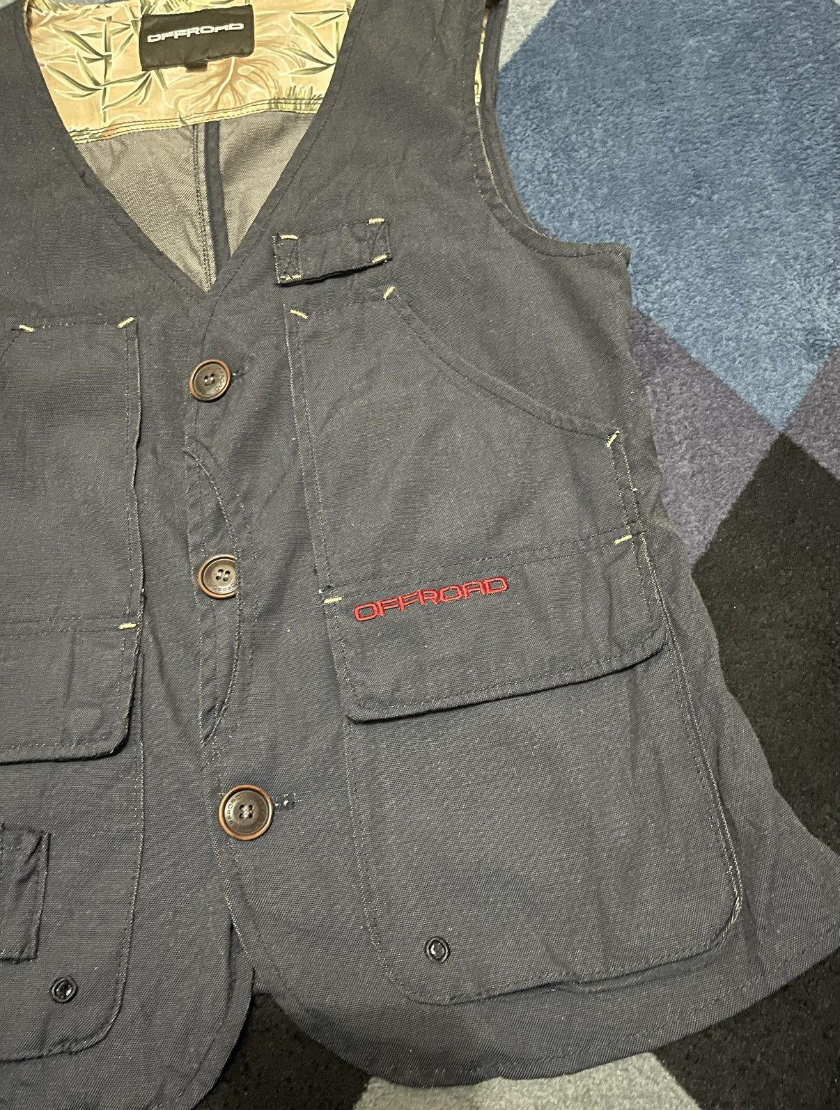 Vintage VINTAGE OFFROAD VEST MULTI POCKET JAPAN Size 38S - 5 Thumbnail