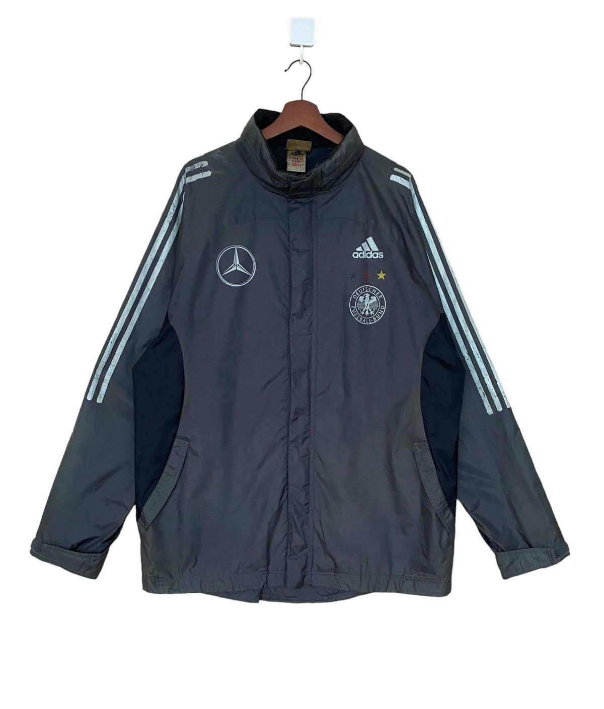 Adidas × Vintage Vintage Team Football German by Adidas Jacket 2000s Size US L / EU 52-54 / 3 - 1 Thumbnail