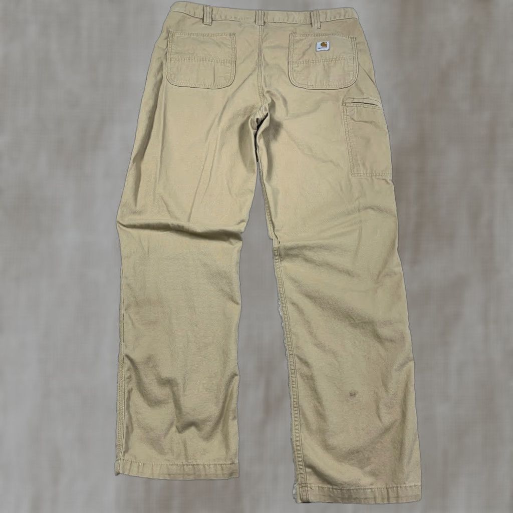 Carhartt Carhartt Relaxed Fit Pants Men 38x34 Brown Straight Duck Canvas Rugged Flex Work Size US 38 / EU 54 - 1 Thumbnail