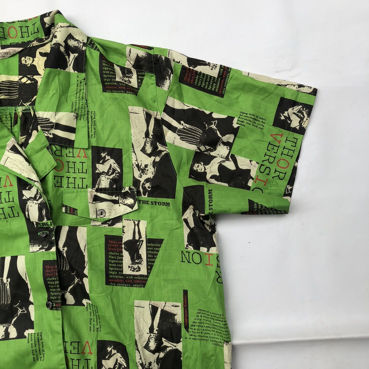 Yohji Yamamoto Japanese Mercredi Yoshimura Perfect Artwork Button Shirt Tee Size US M / EU 48-50 / 2 - 5 Thumbnail