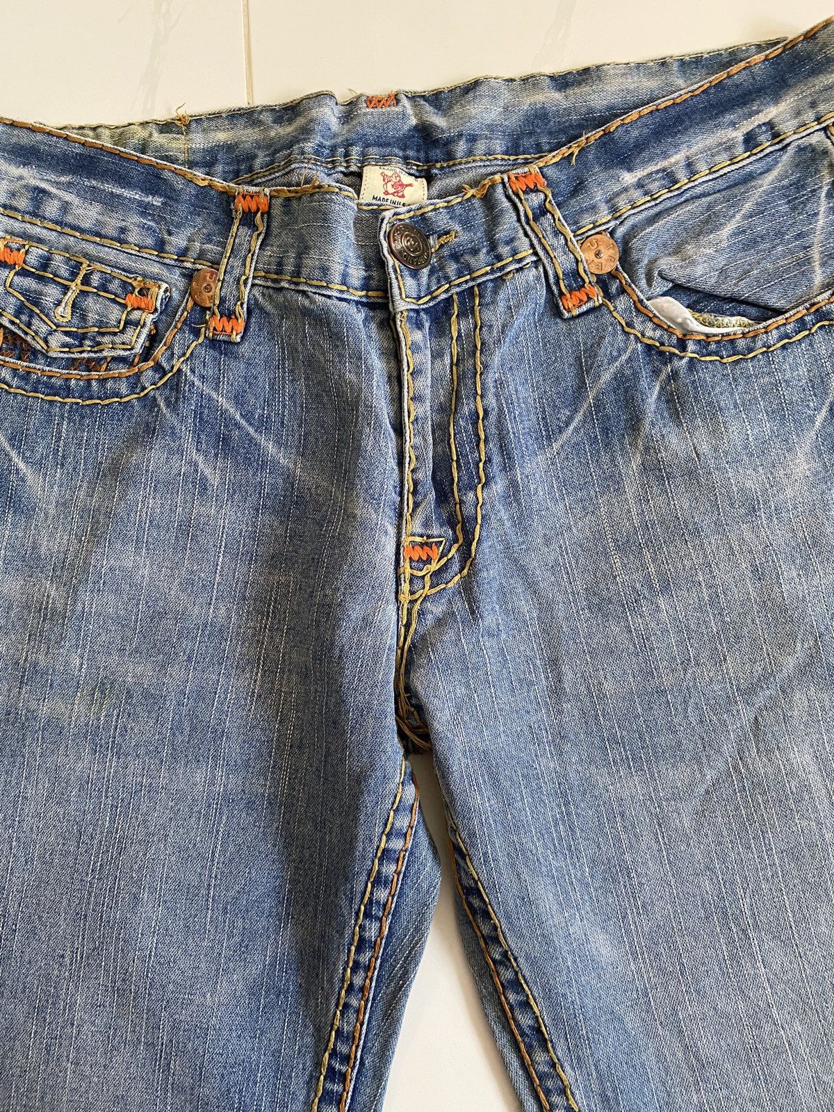 Japanese Brand × True Religion × Vintage True Religion Billy Super T Straight Cut Jeans Size US 38 / EU 54 - 6 Thumbnail