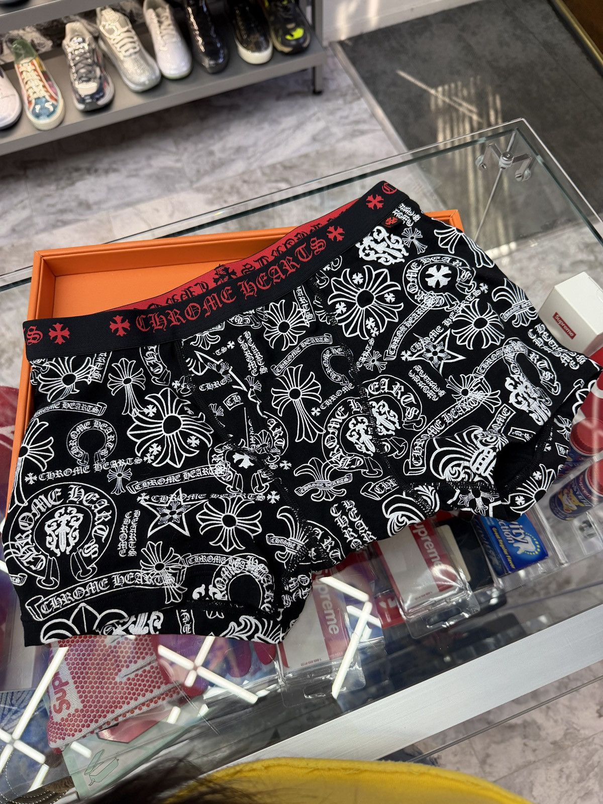 Chrome Hearts Chrome Hearts Black Short Boxer Size US L / EU 52-54 / 3 - 1 Thumbnail