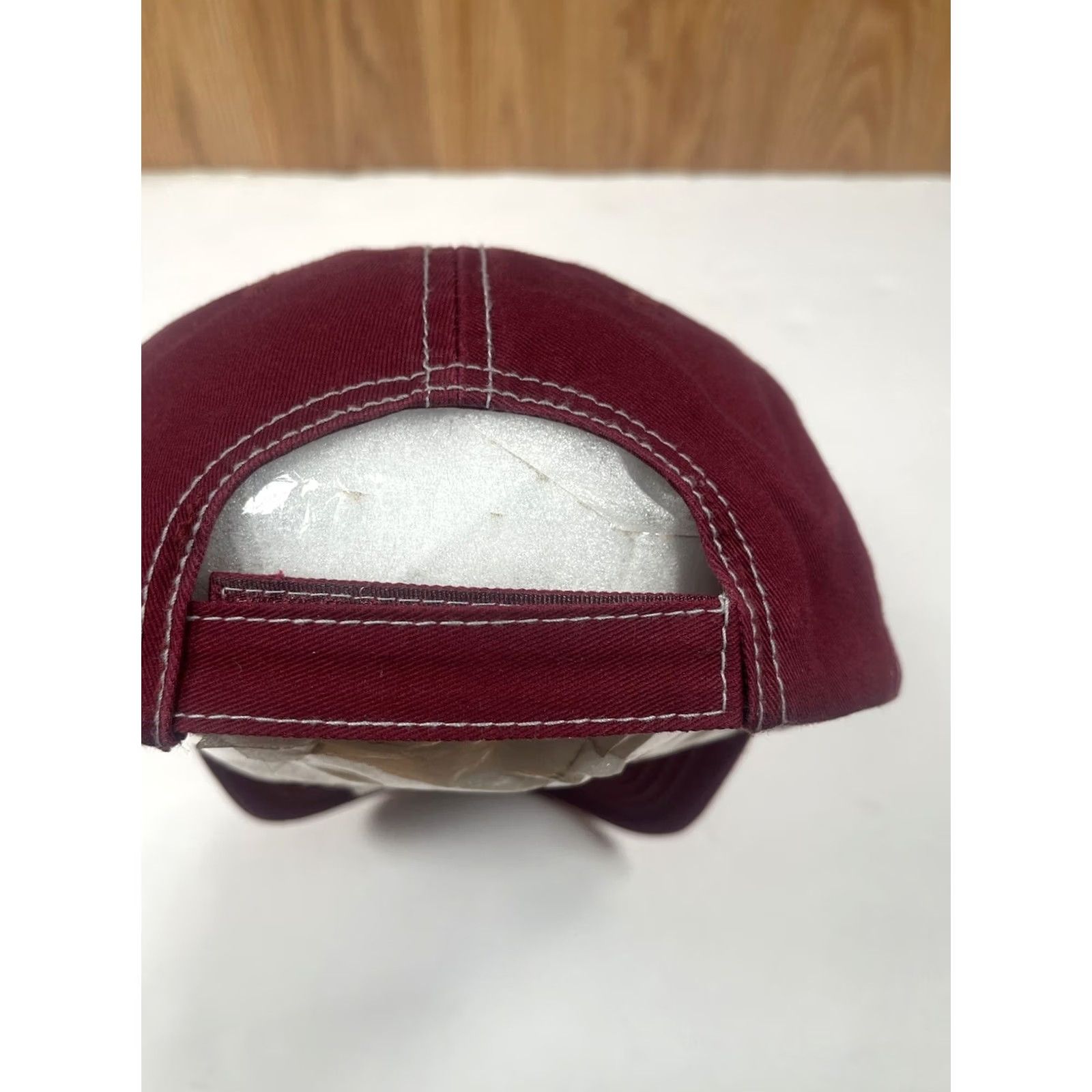 Vintage Goffstown Grizzlies Baseball Hat Cap Maroon Gray Adjustable StrapBack Men Baseball Cap Mens Size ONE SIZE - 7 Thumbnail