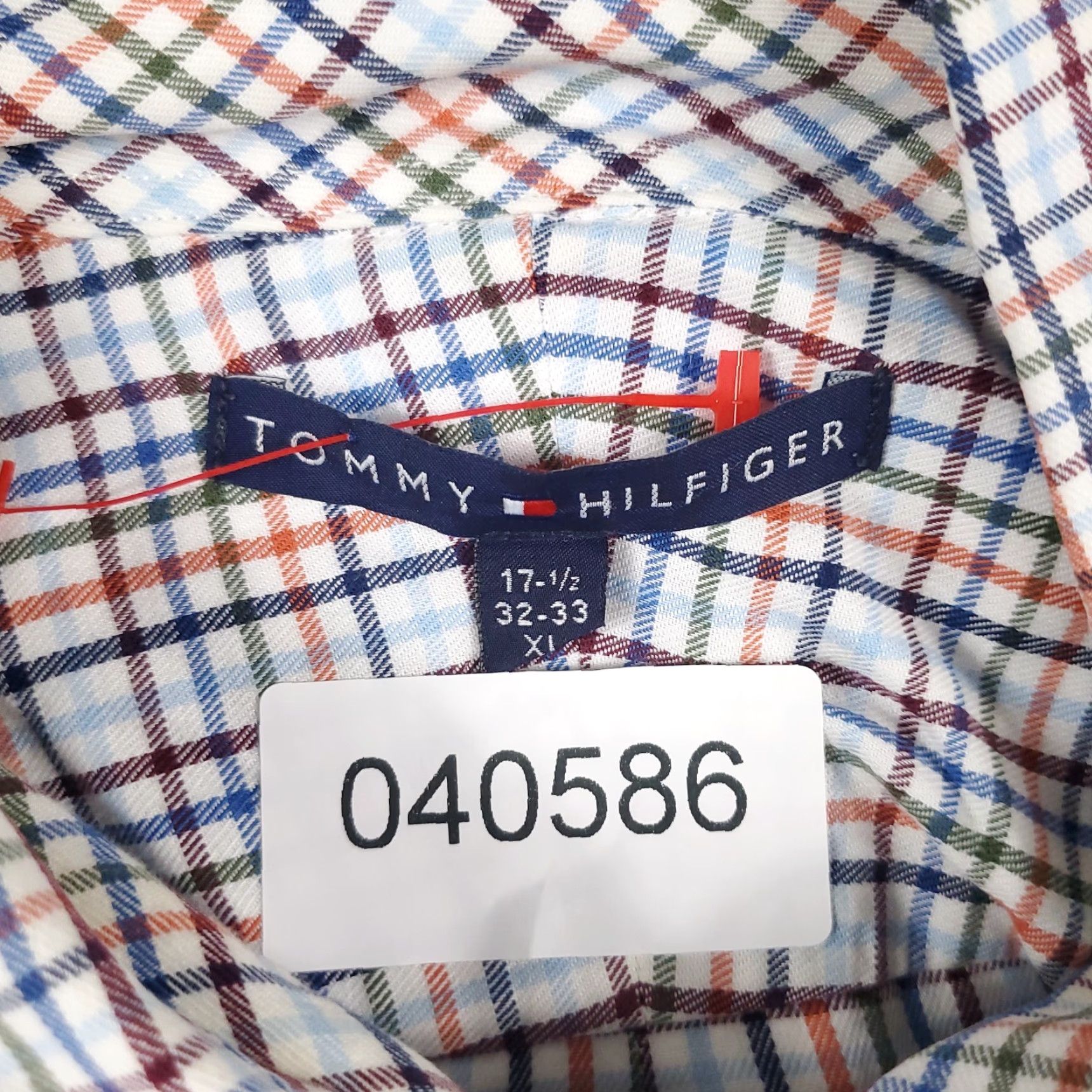 Tommy Hilfiger Tommy Hilfiger Shirt Mens XL Black Check Casual Button Up Long Sleeve RUNS WIDE Size US XL / EU 56 / 4 - 8 Thumbnail