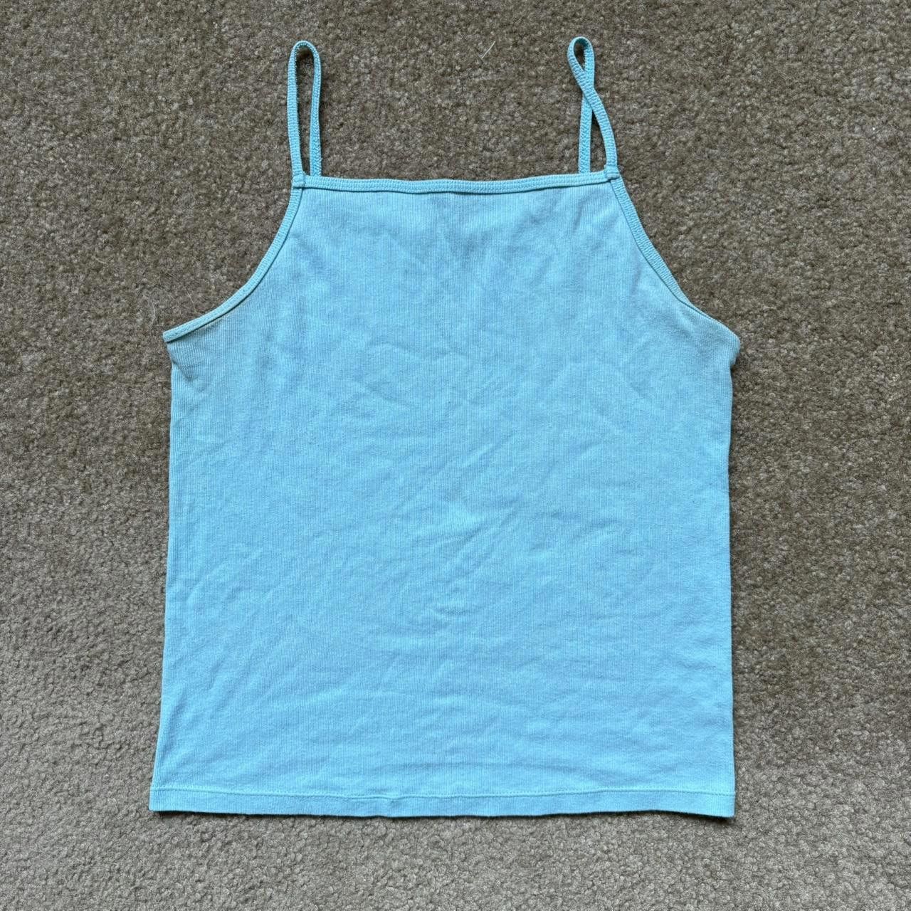Designer Aquamarine Blue Tank Size S / US 4 / IT 40 - 2 Thumbnail